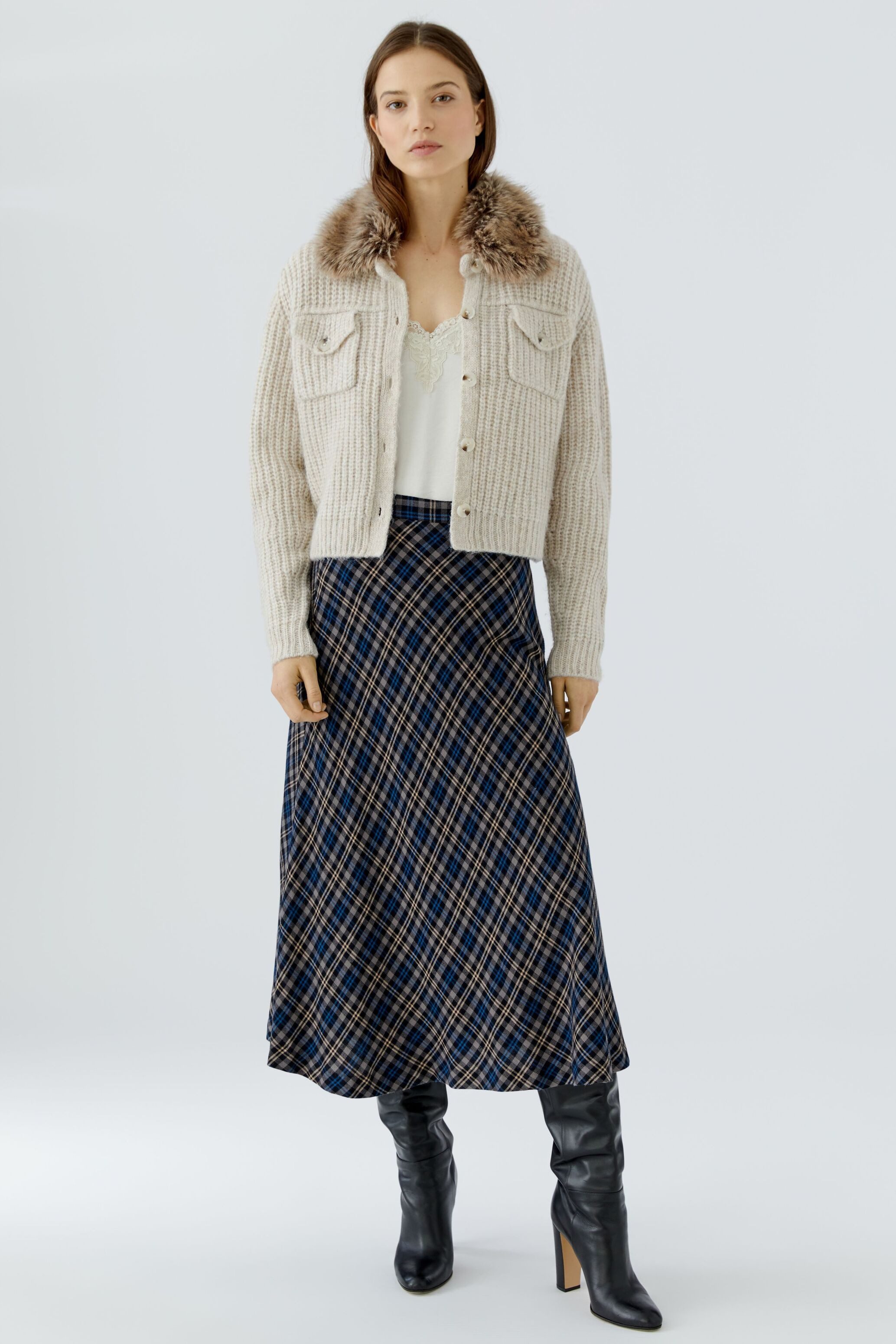 Oui Strickjacke