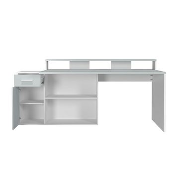 trendteam Gamingtisch, Schreibtisch Gamingschreibtisch Büromöbel 160 - 200 x 92 x 115 cm