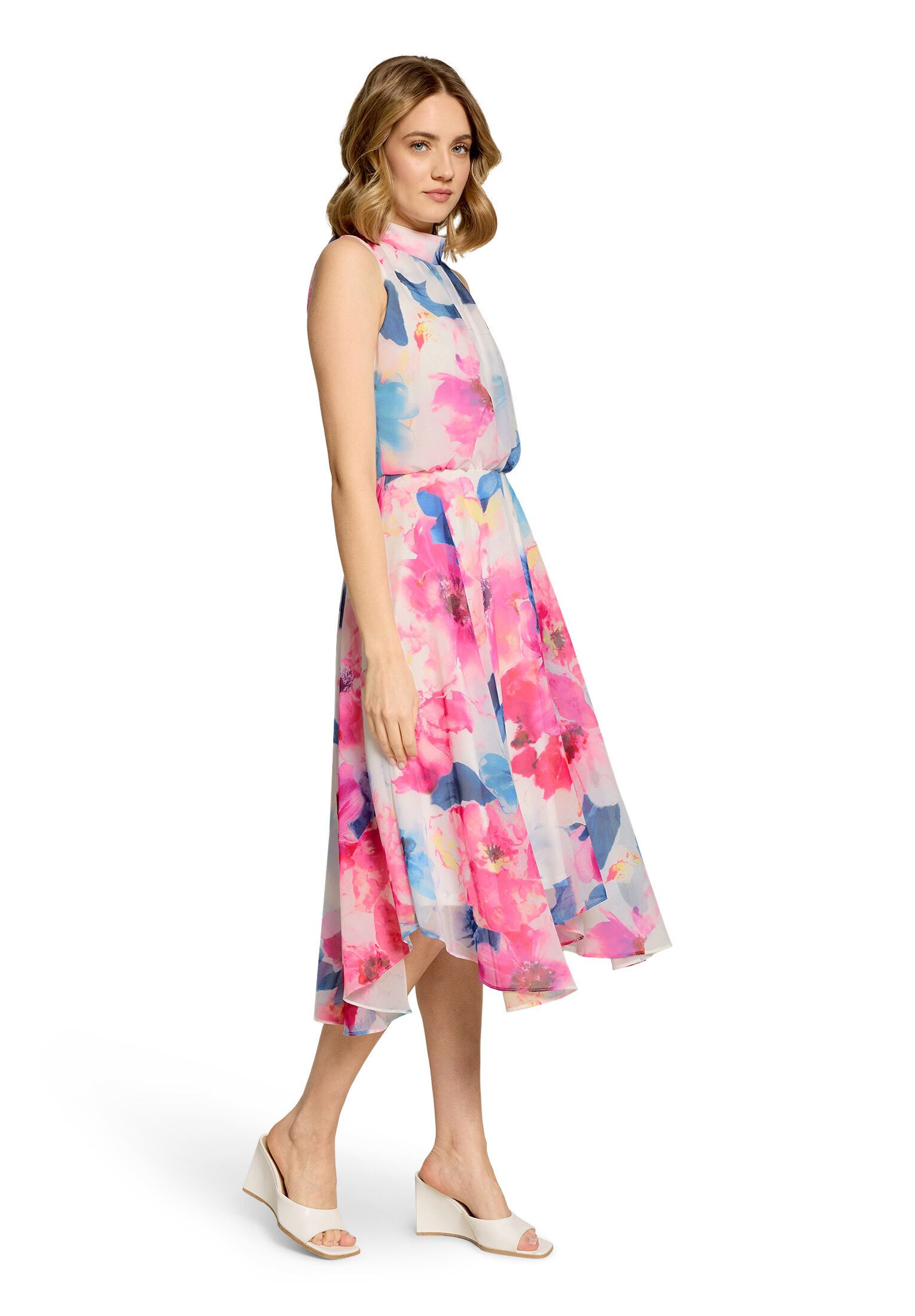 Vera Mont Chiffonkleid Damen ohne Arm