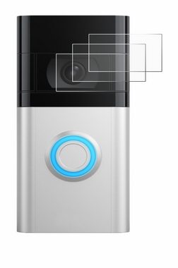 Savvies Schutzfolie für Ring Video Doorbell 4, Displayschutzfolie, 6 Stück, Folie klar