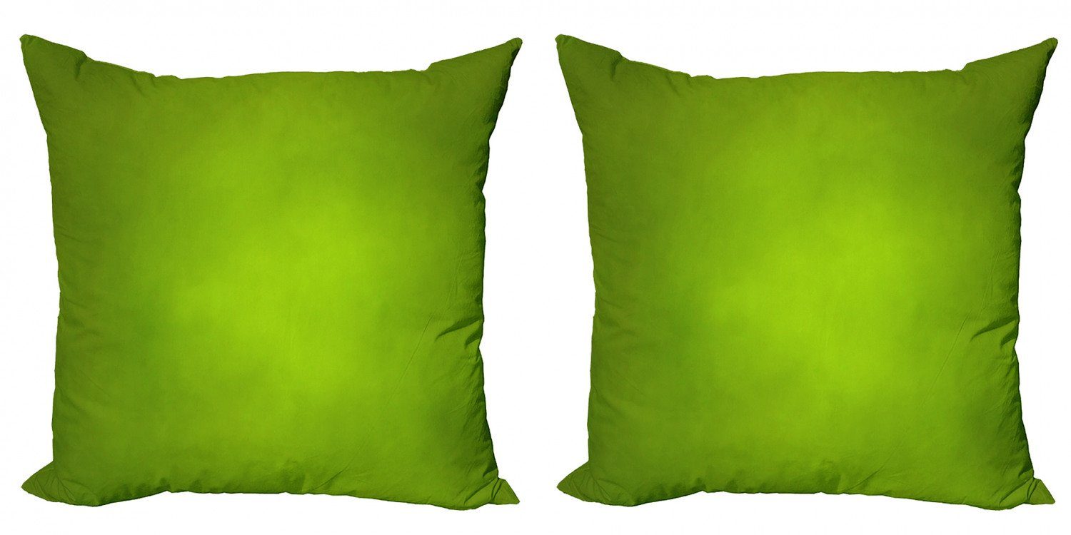 Salbei Doppelseitiger Abakuhaus Blur Abstract Green (2 Kissenbezüge Accent Eco Stück), Modern Digitaldruck,