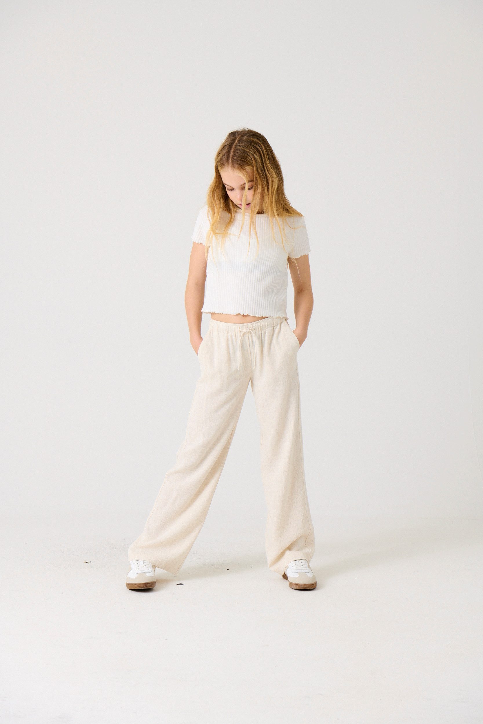 KIDS ONLY Loungehose KOGSIESTA PULL-UP LINEN BLEND PNT NOOS