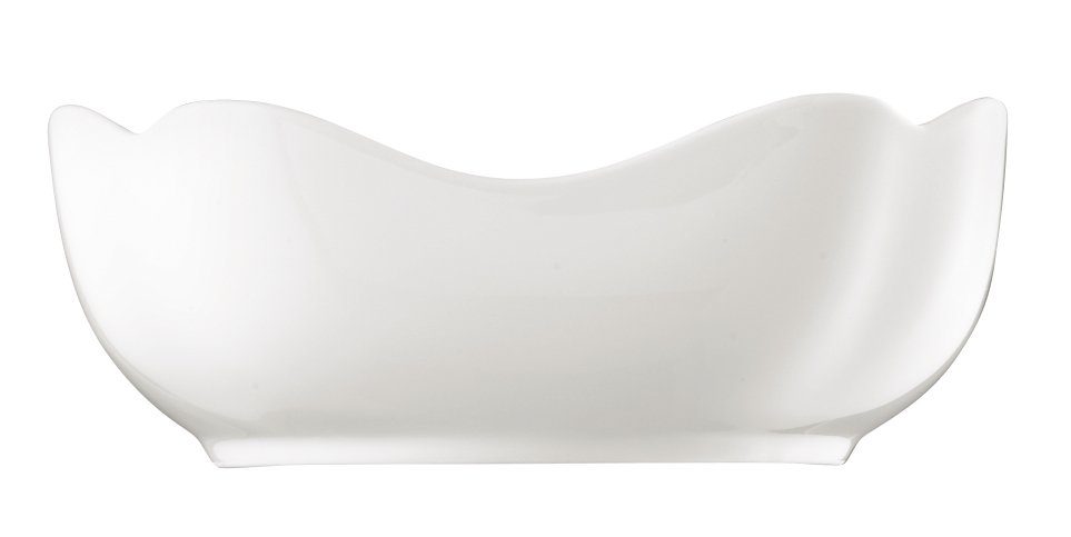 Hutschenreuther Schüssel Maria Theresia Weiss Schüssel eckig 18 cm, Porzellan, (Schüsseln & Чаші), Чаші / Schälchen / Schüsseln