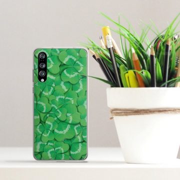 DeinDesign Handyhülle Glücksbringer Klee Glück Clovers, Huawei P20 Pro Silikon Hülle Bumper Case Handy Schutzhülle