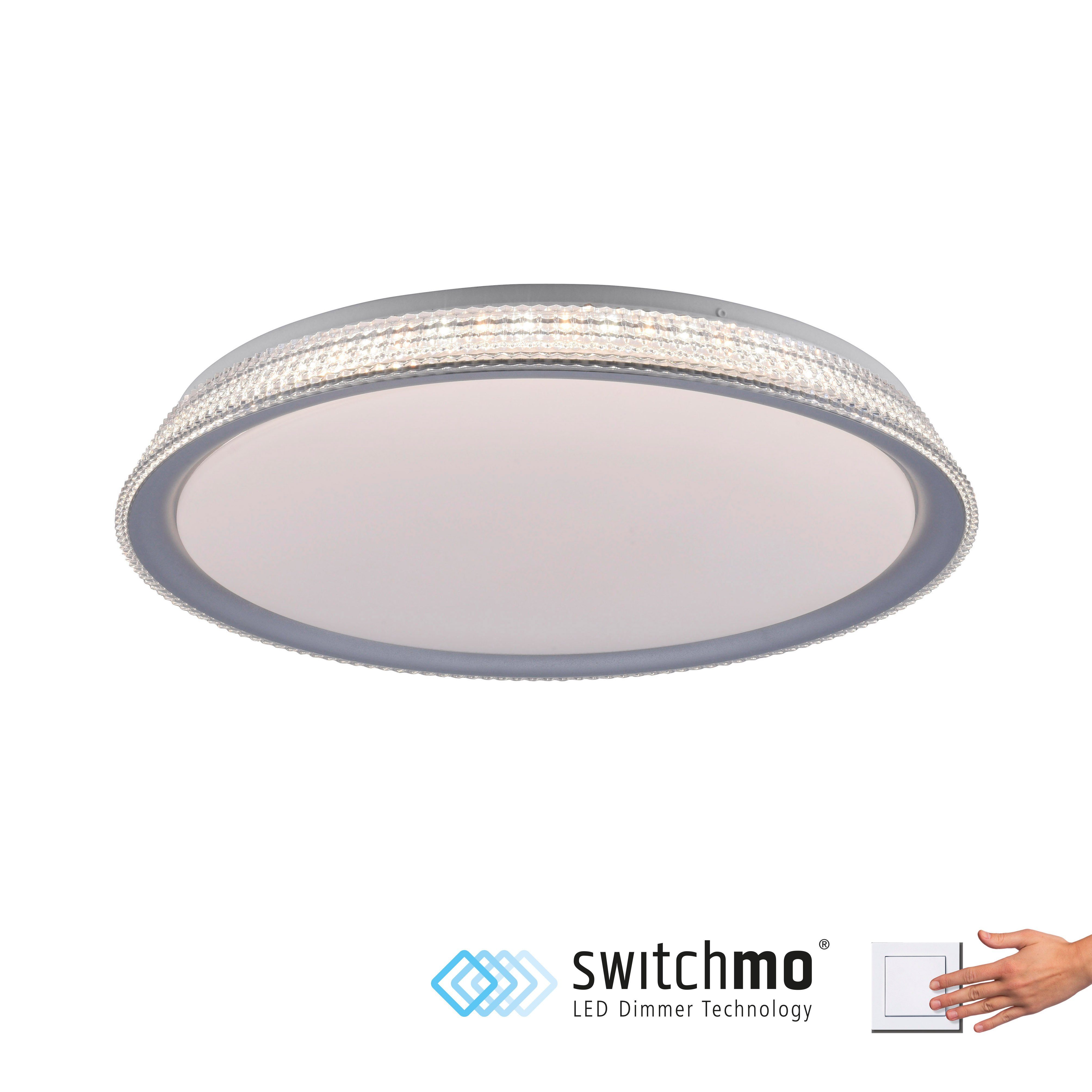 Leuchten Direkt LED Memory, dimmbar, KARI, fest Switchmo, vom Netz nach Warmweiß, integriert, LED, Deckenleuchte Trennung