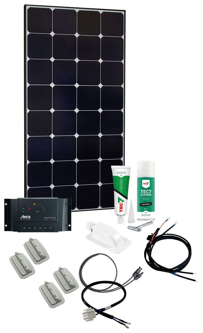 Phaesun Solaranlage SPR (Komplett-Set) 120 W, Peak Kit, LR1218 Solar Caravan 120 W, Monokristallin
