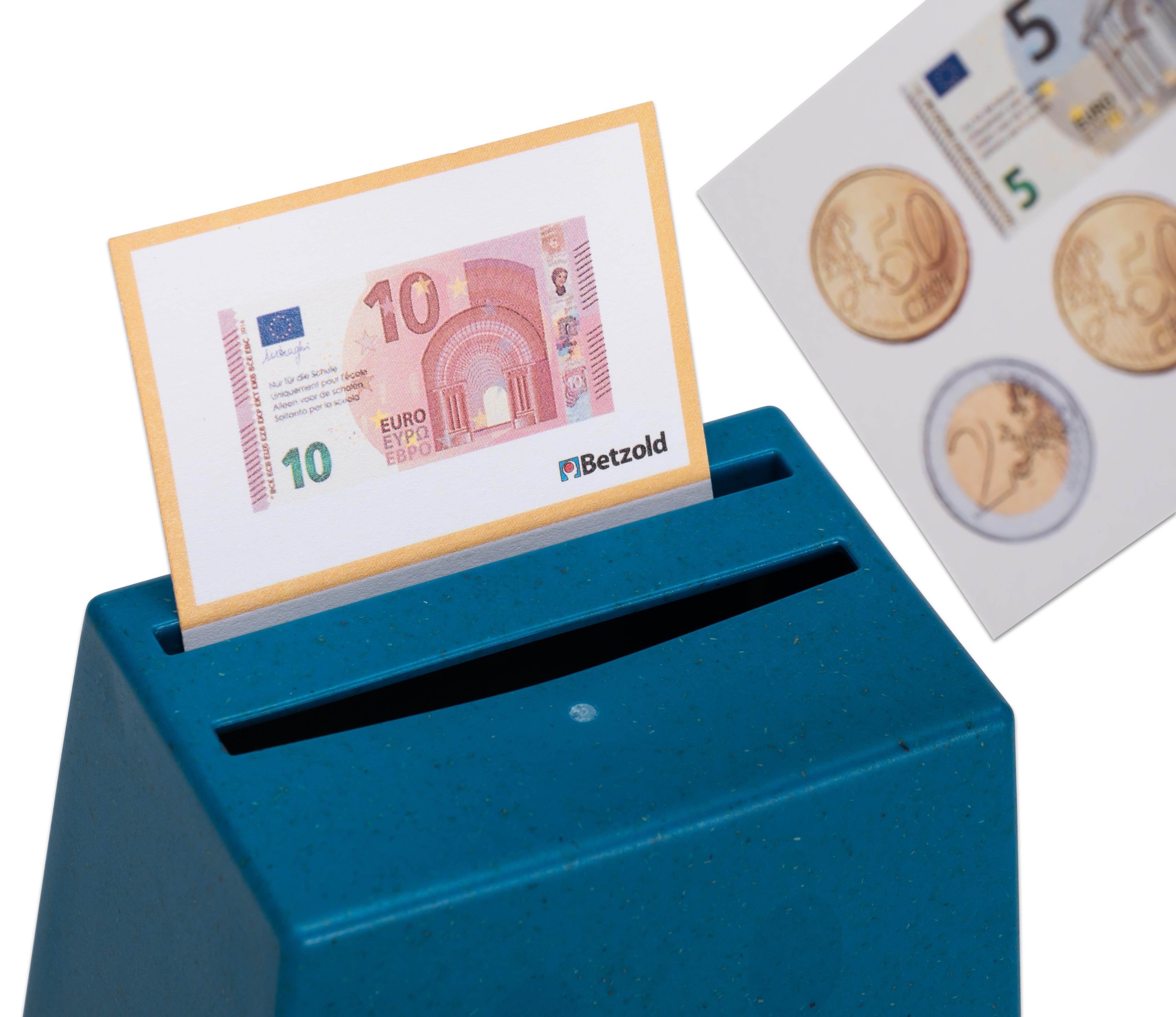 Betzold Tischkartenhalter Rechnen mit Geld – Quizzerkarten, Karton