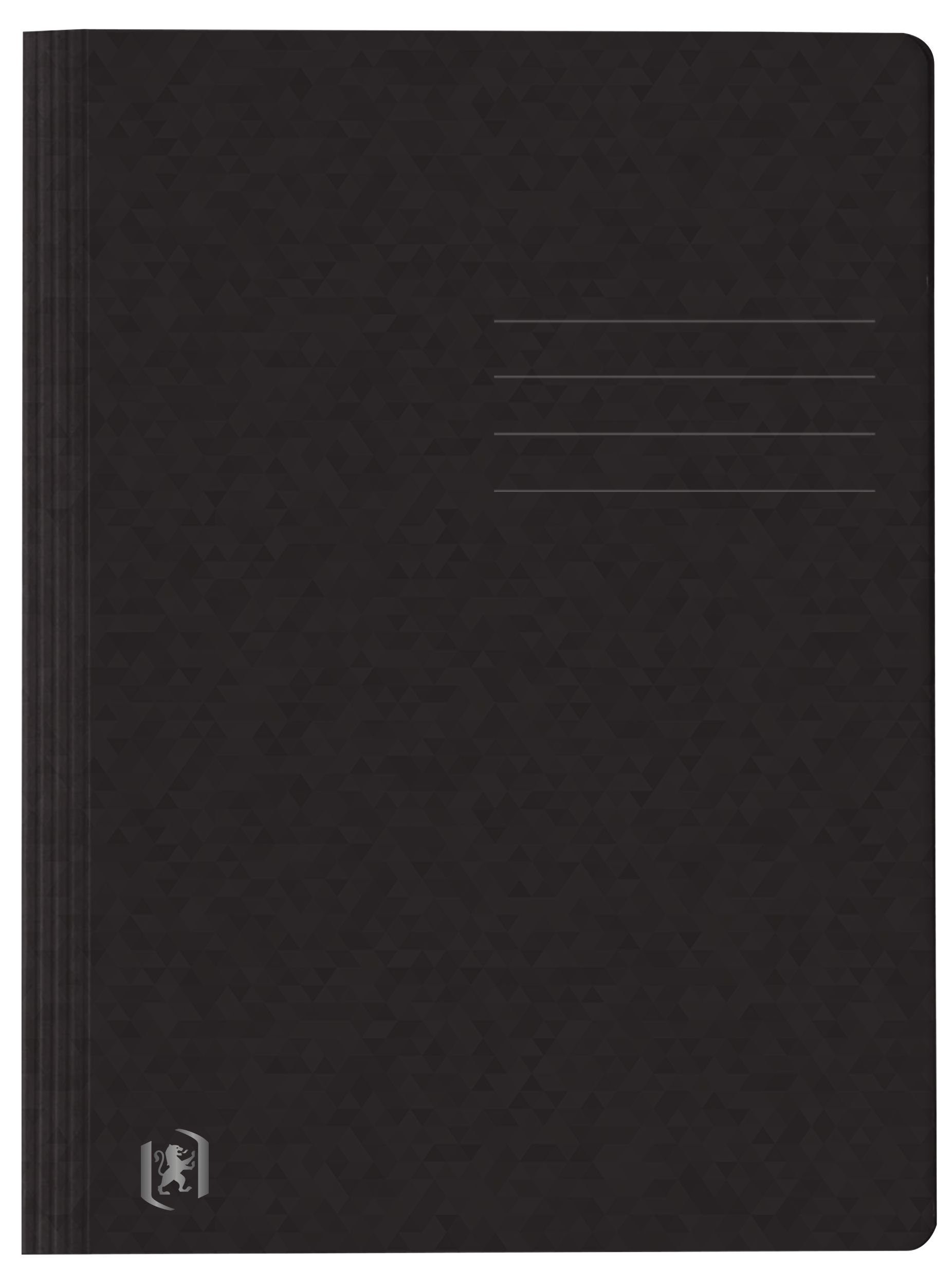 OXFORD Hefter Schnellhefter TOP FILE+ - A4 Karton 390g/qm kfm. und Amtsheftung schwa