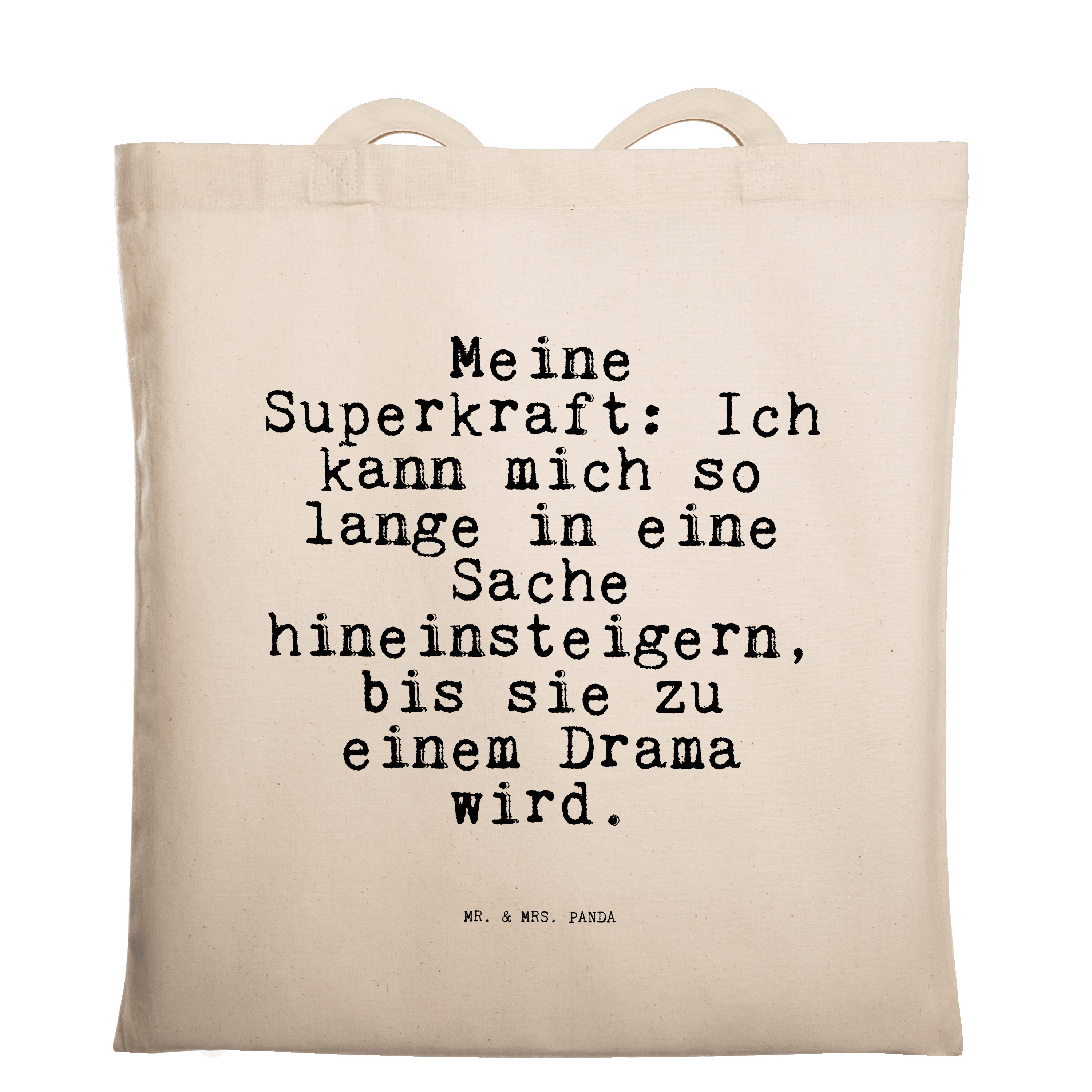 Mr. & Mrs. Panda Tragetasche »Meine Superkraft Ich kann