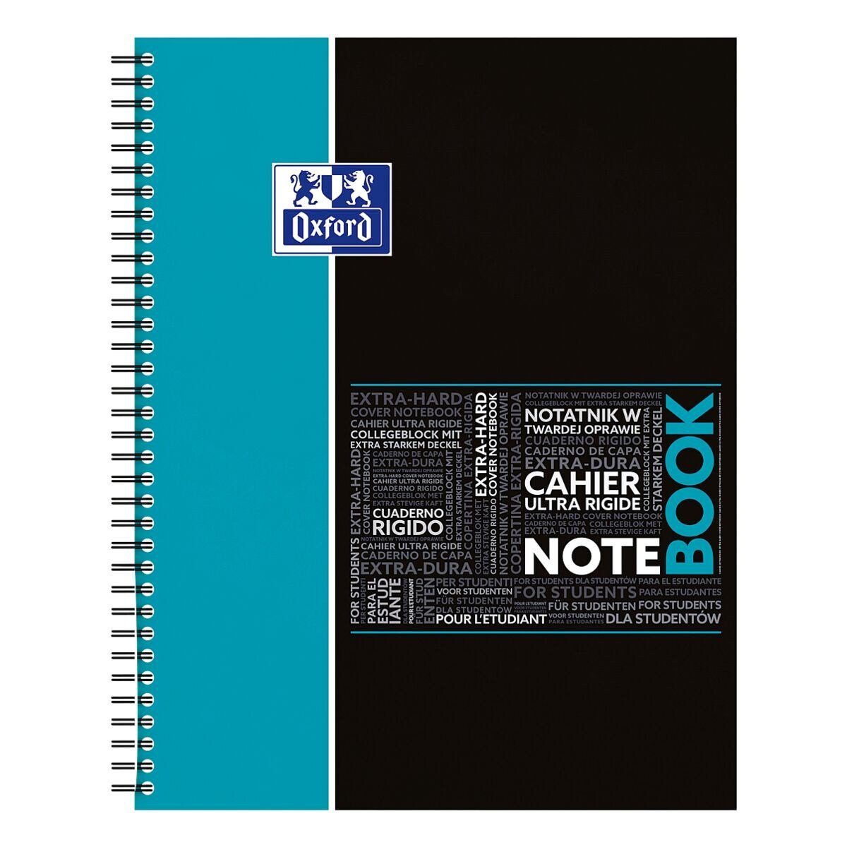 OXFORD Collegeblock Studium Notebook, A4+ kariert, 80 Blatt