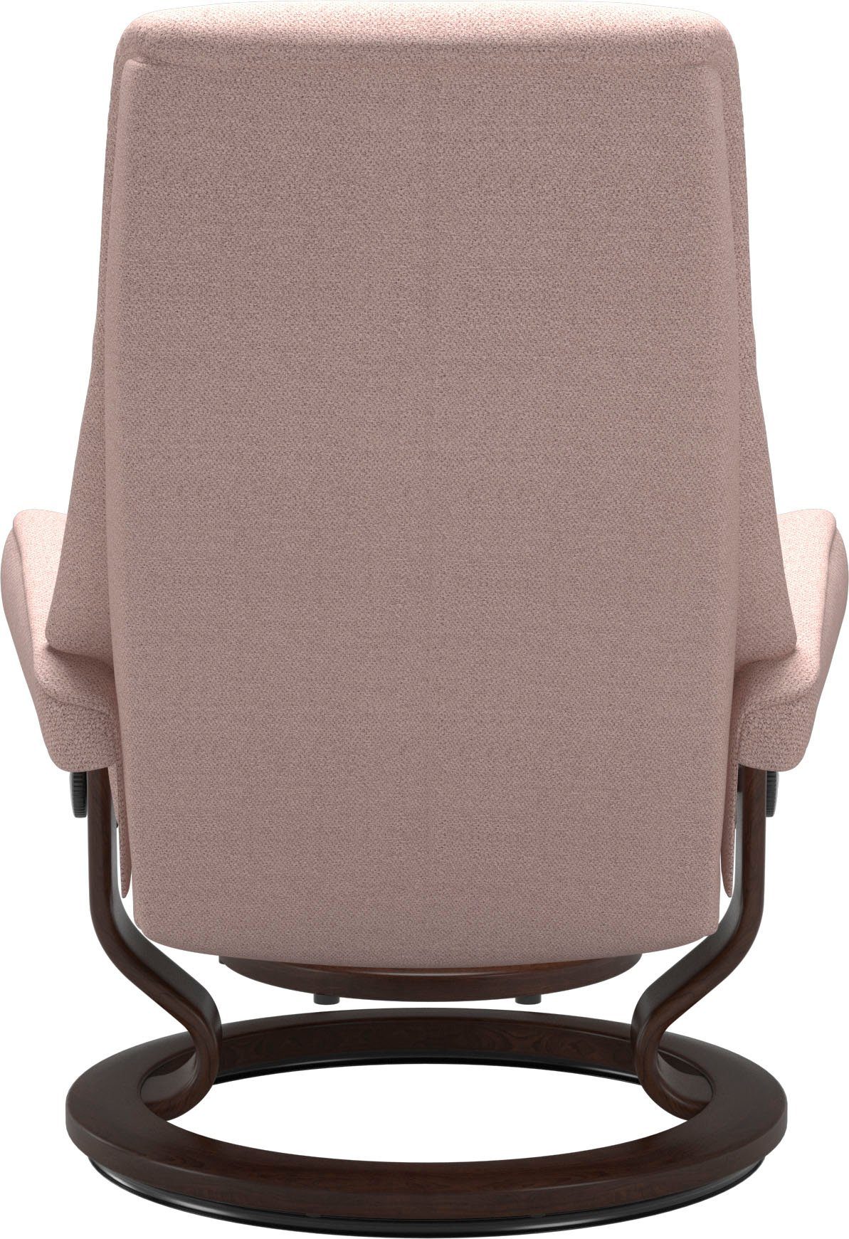 View Hocker), Relaxsessel Stressless® mit Classic Relaxsessel Größe Base, M,Gestell Braun mit (Set,