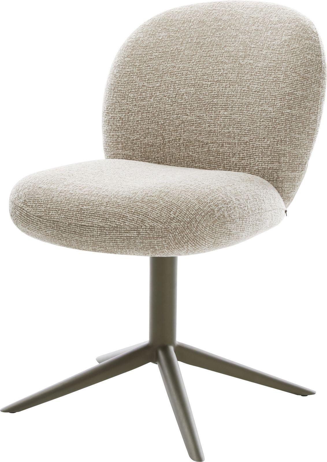 DELIFE Polsterstuhl Nube-Flex, Fußkreuz Effektfinish Titan günstig online kaufen