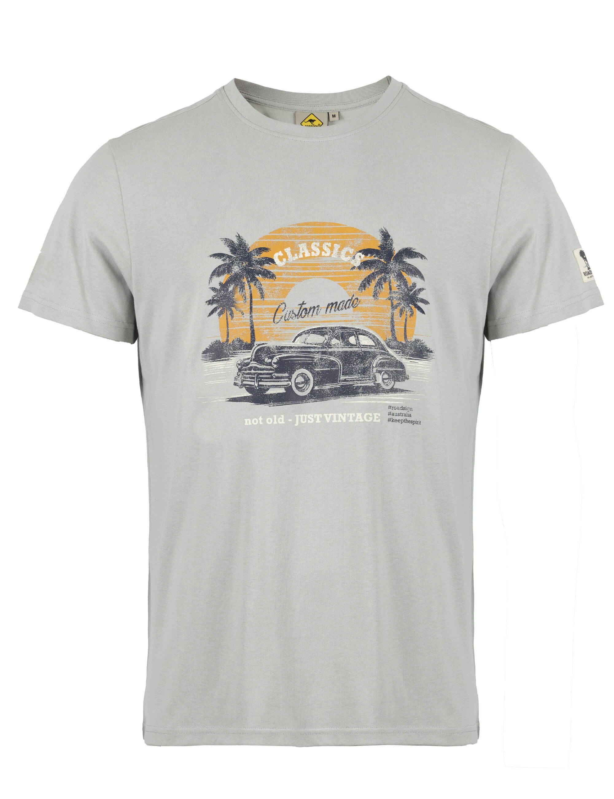 ROADSIGN australia T-Shirt Classic Drive (1, 1-tlg., 1) mit Vintage Car Print & Rundhalsausschnitt, 100% Baumwolle