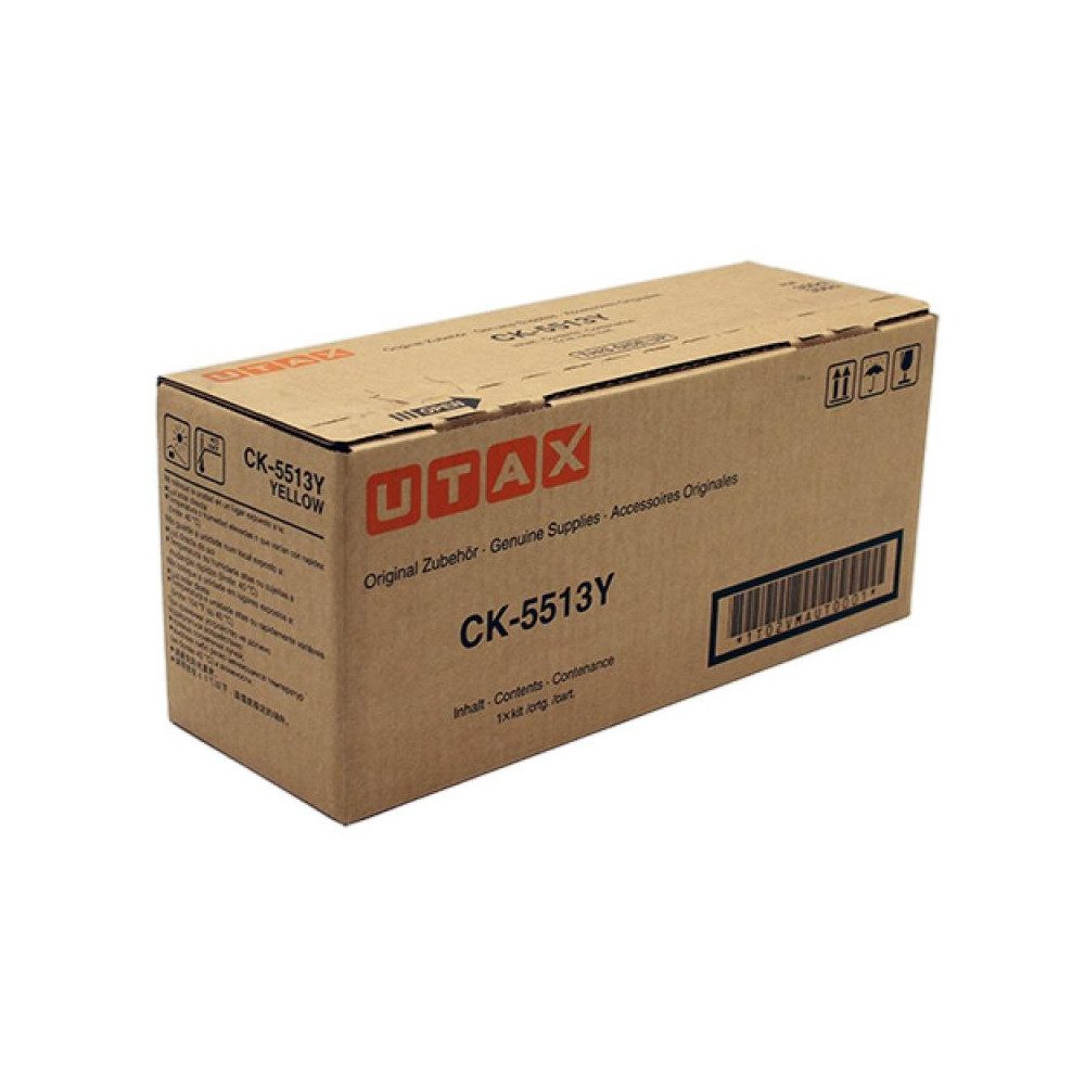 UTAX Tonerpatrone Utax CK-5513Y Gelb Tonerpatrone, (Tonerpatrone, Utax Copy Kit CK-5513Y Gelb (1T02VMAUT0), Original UTAX Tonerpatrone
