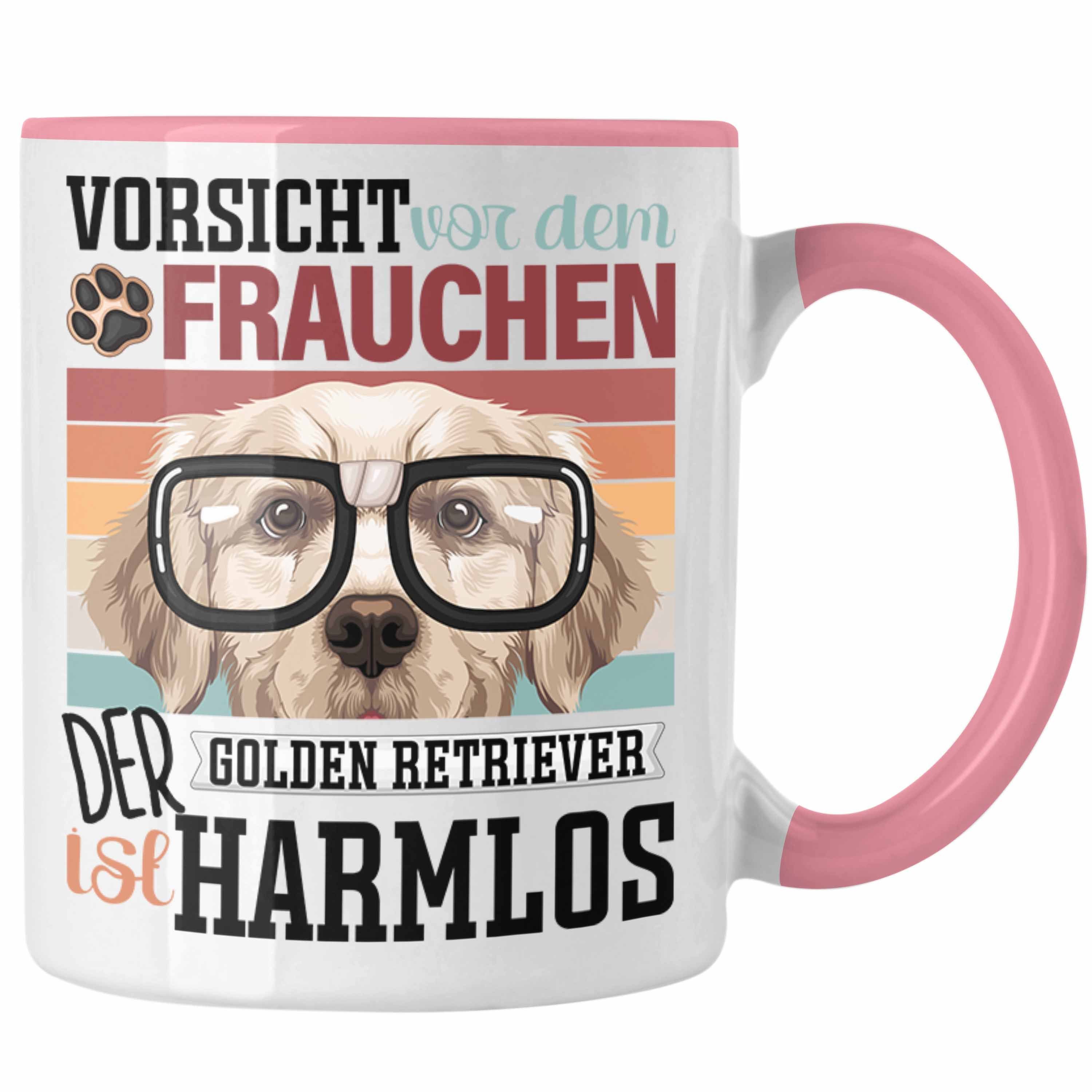 Trendation Tasse Golden Retriever Besitzerin Frauchen Tasse Geschenk Lustiger Spruch Ge Rosa