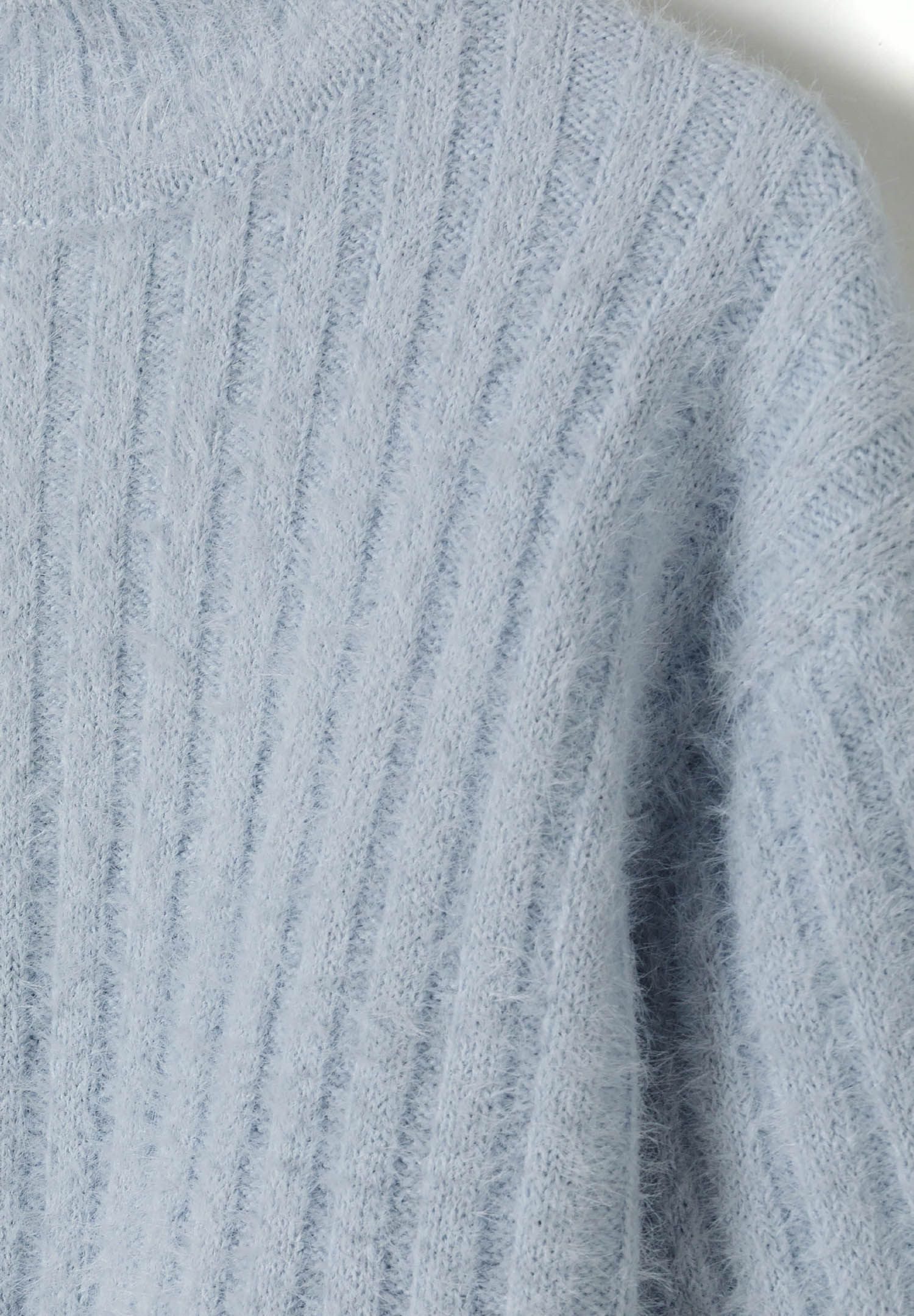 Strickpullover Flauschiger Pullover mit Rundhalsausschnitt (2y-14y)