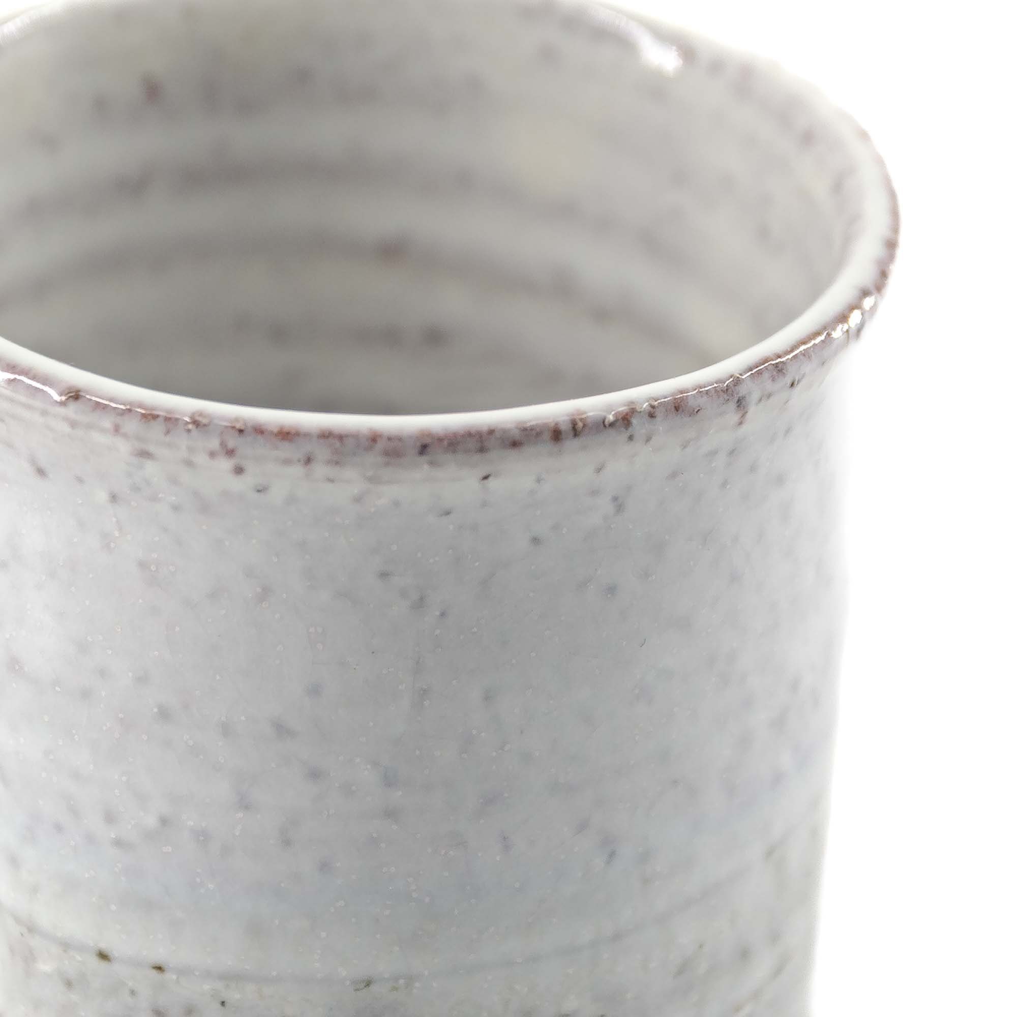 teayumi Tasse HAGI-KOJI Tokinoyunomi Keramiktasse 210 ml Weiß