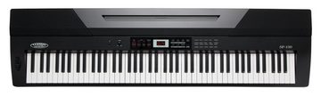 Classic Cantabile Stage-Piano SP-150 Stagepiano mit 88 Soft-Touch Tasten, (Spare-Set, inkl. Unterbau), Klaviatur mit Splitfunktion, Lernmodus, USB-MIDI (In/Out)