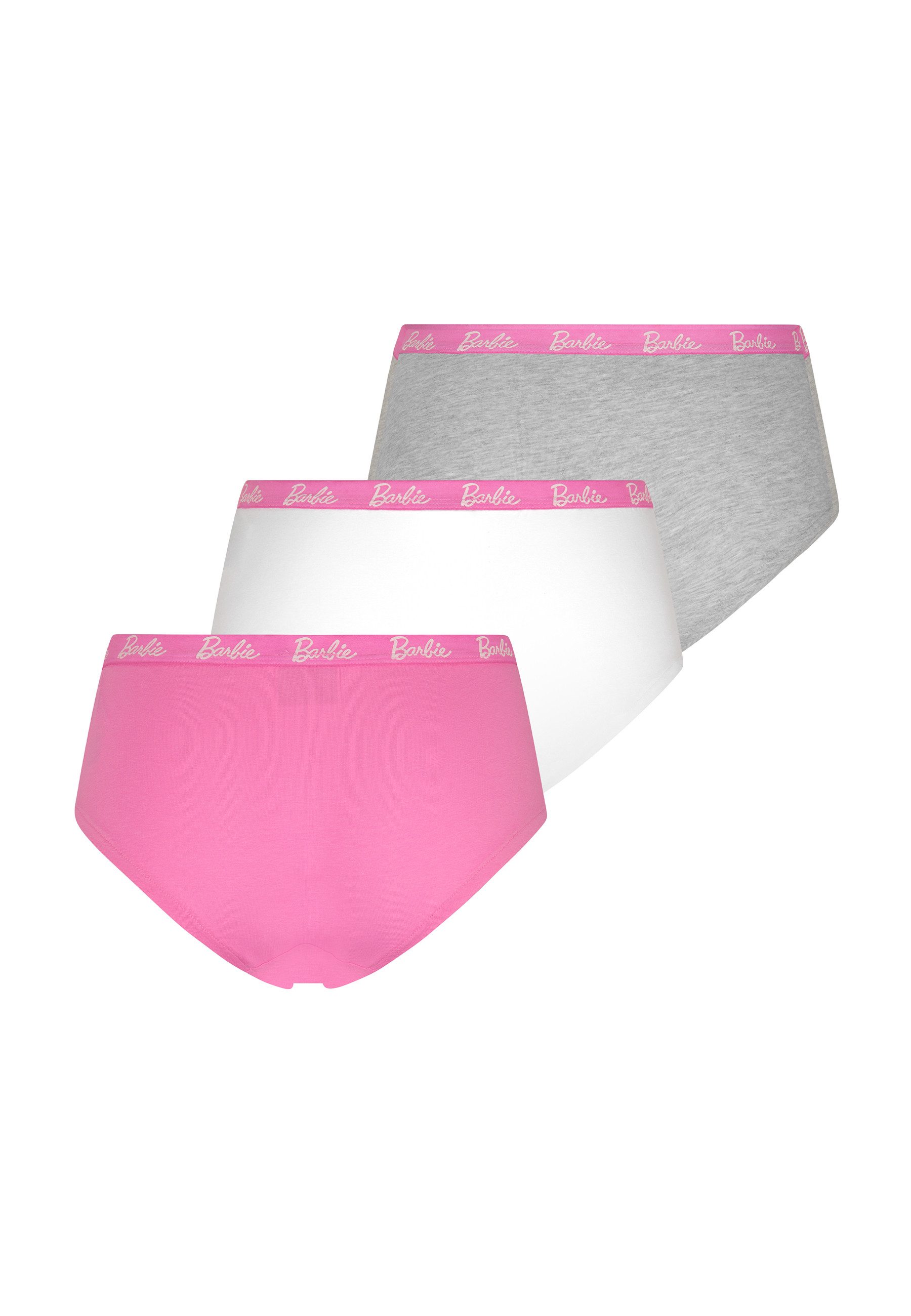 Barbie Slip 3er Pack Unterhosen für Damen Panties