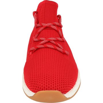 La Strada Damen Schuhe Halbschuhe Schnürer 1904006-4530 Knitted Red Sneaker