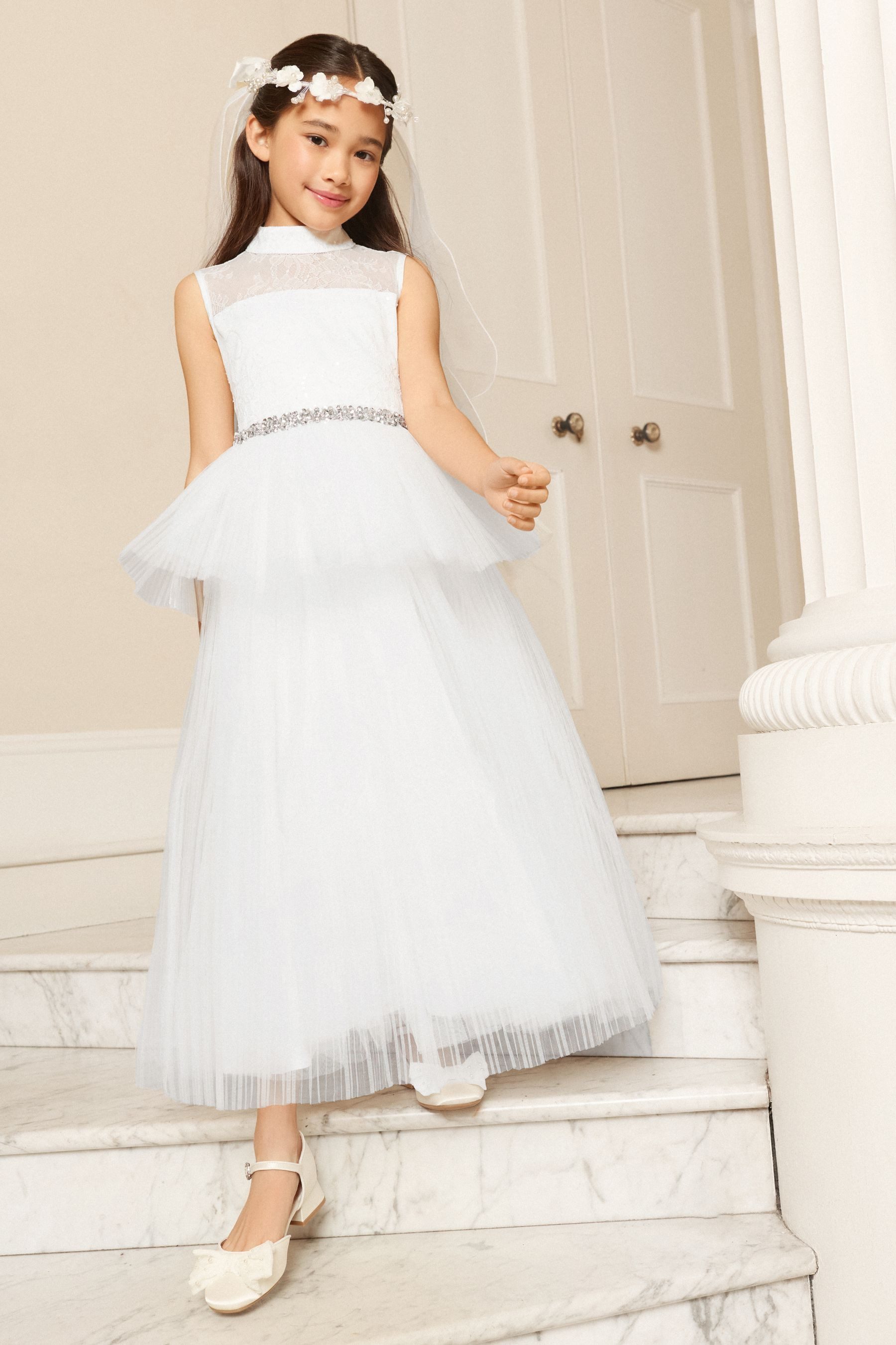 LIPSY Vokuhila-Kleid Lipsy Holy Schößchenkleid, Heilige Kommunion (1-tlg) – Bild 5 von 5