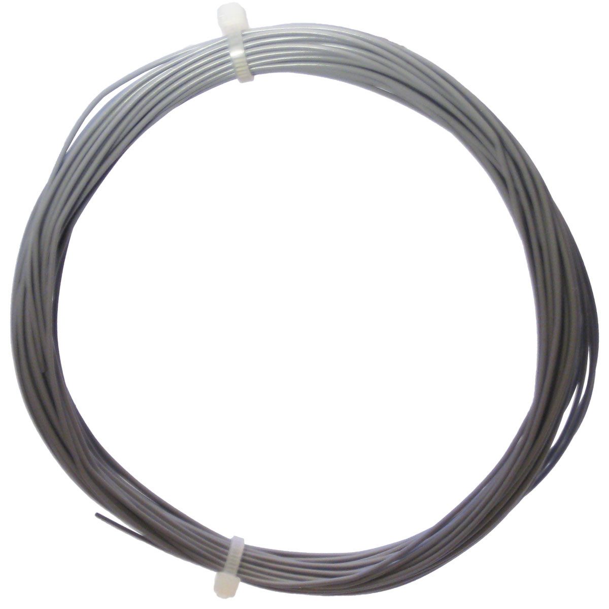 world-trading-net 10m Litze flexibel grau 0,14mm² - Ø1,1mm Elektro-Kabel