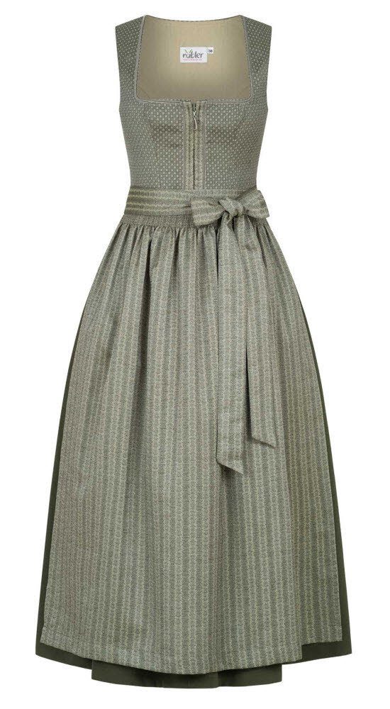 Dirndl Dirndl lang Luna in Salbei von Nübler