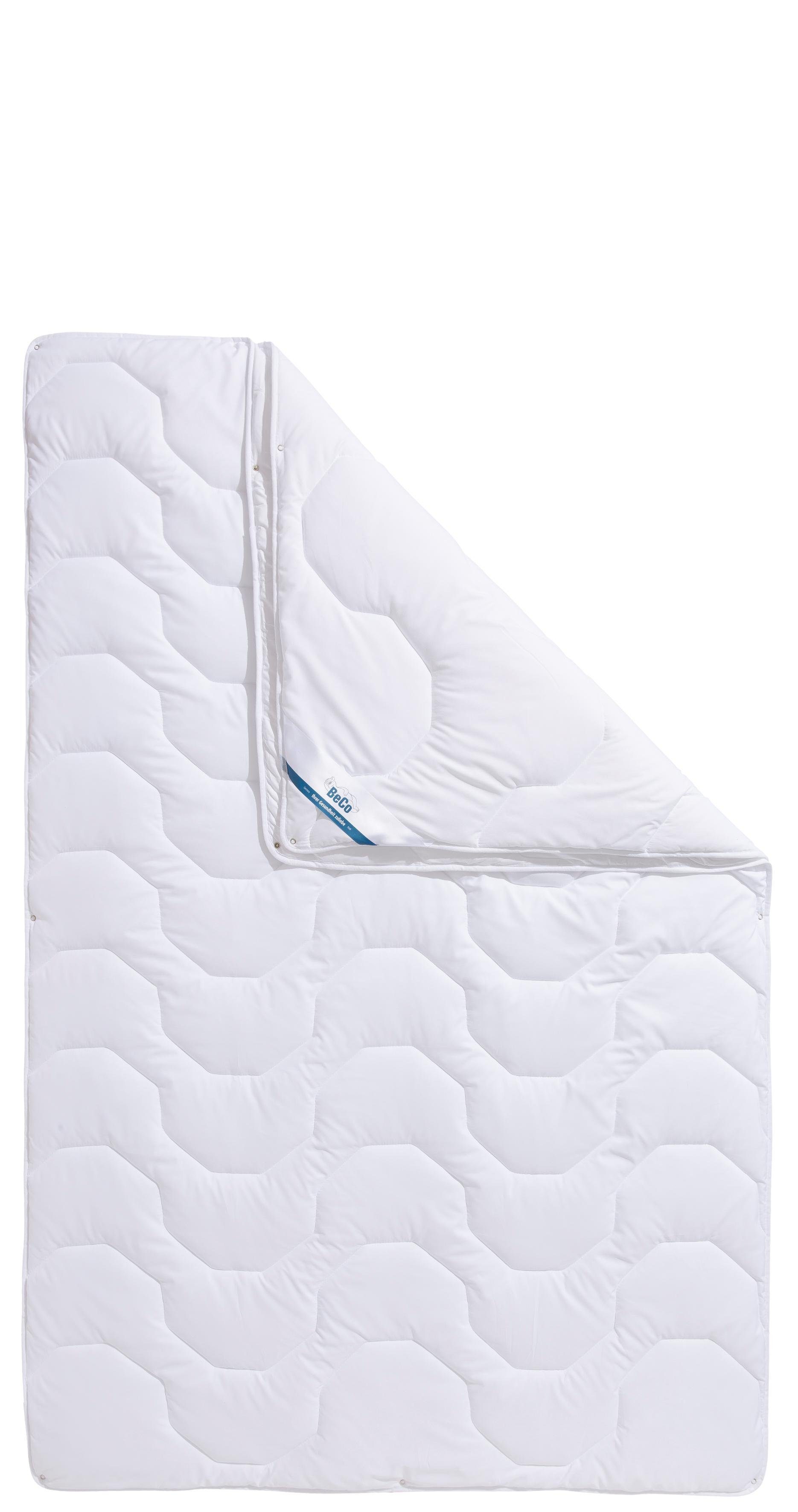 Beco Kunstfaserbettdecke Antibac, Füllung: 100% Polyester, Bezug: Microfaser, Ideal für Hausstauballergiker und Personen mit hohen Hygieneansprüchen