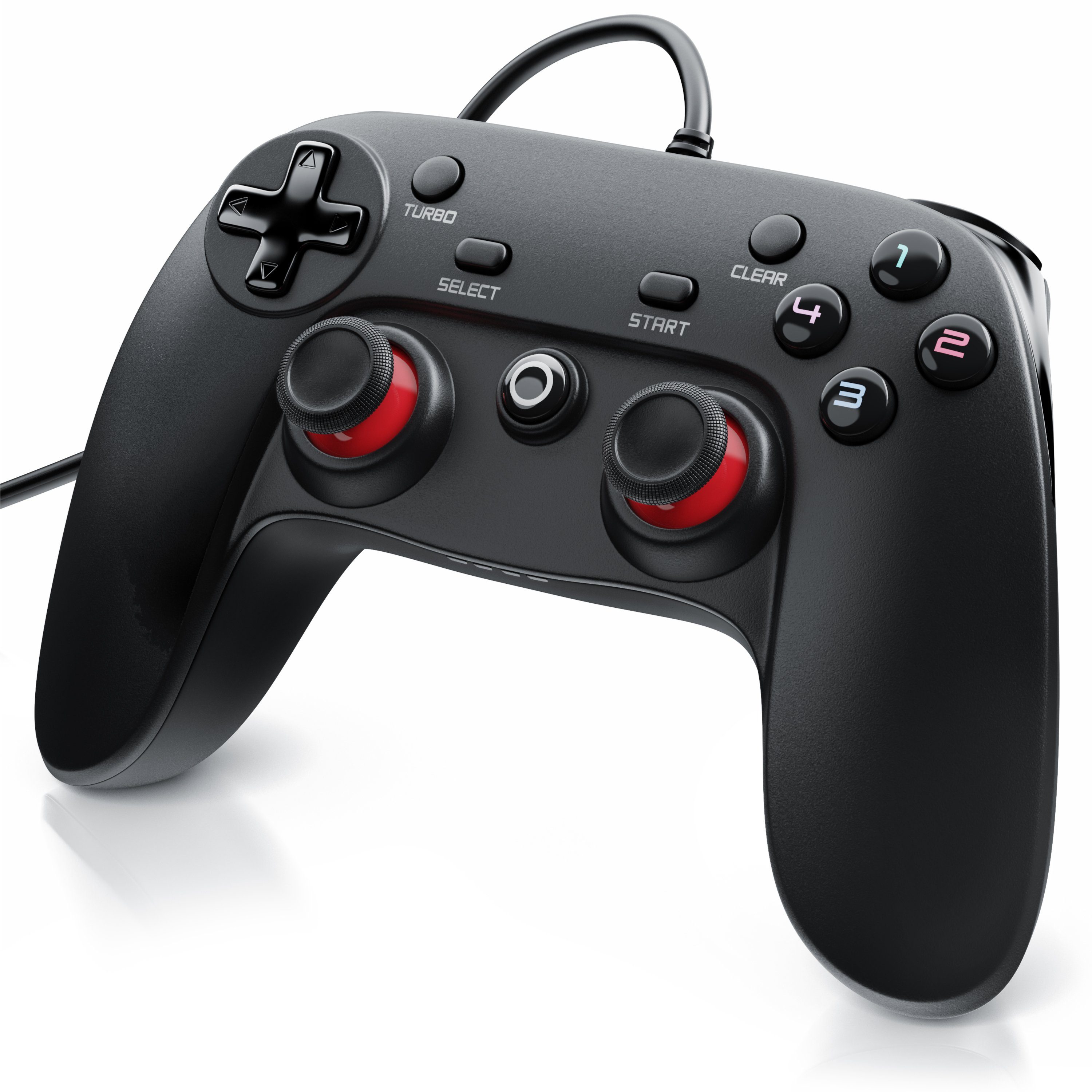 & St., (1 Gaming-Controller X-Input) Vibration, PS3 PC Funktion, Direct & CSL Turbo Gamepad, Dual