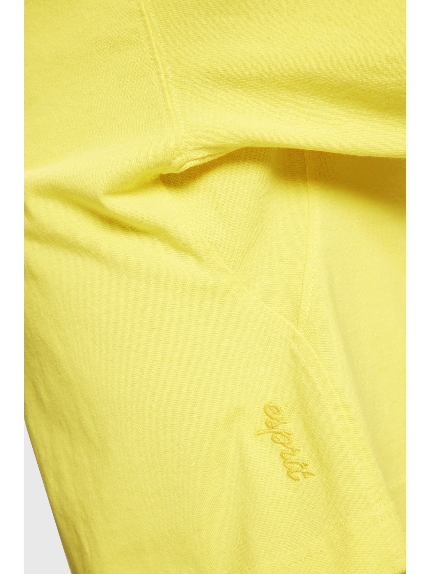Cropped Delfin-Patch T-Shirt (1-tlg) YELLOW Esprit mit T-Shirt