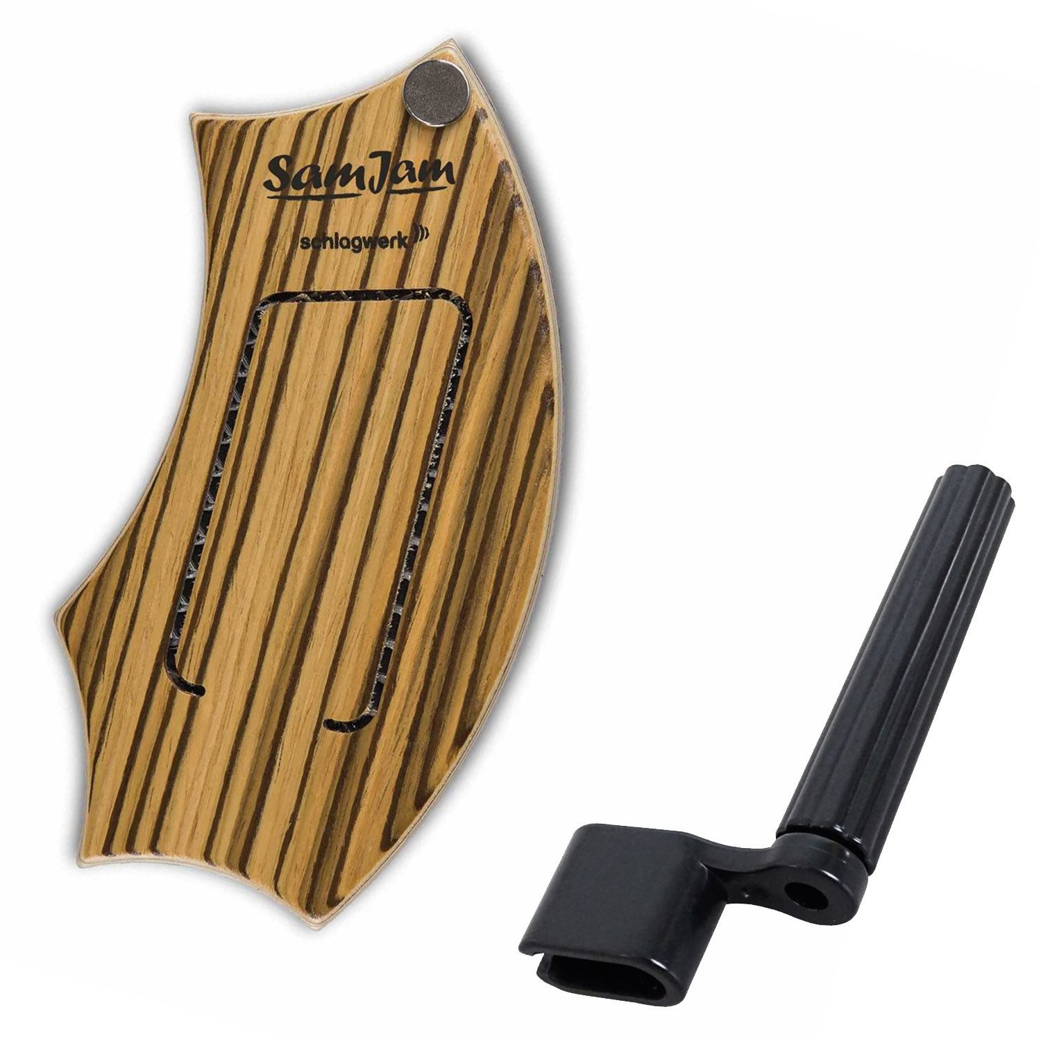 Schlagwerk Cajon Schlagwerk SamJam Guitar Snare ZEB mit Saitenkurbel