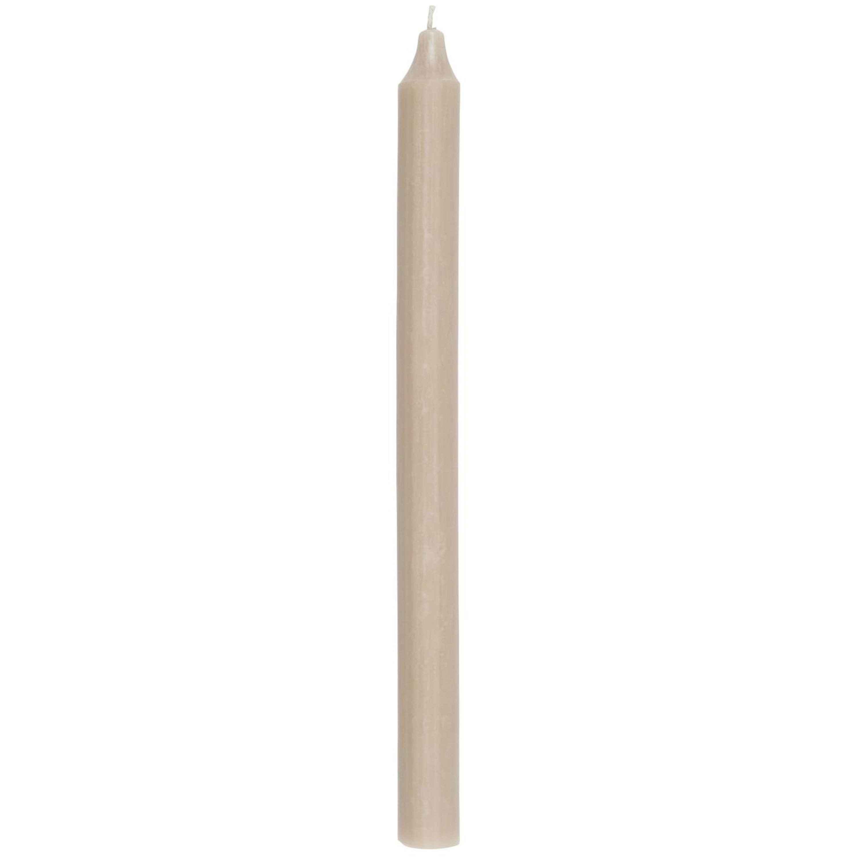 Tafelkerze IB Laursen Stab Kerze SAND Tafel H=29cm Weihnachten Kerzen creme Wachs