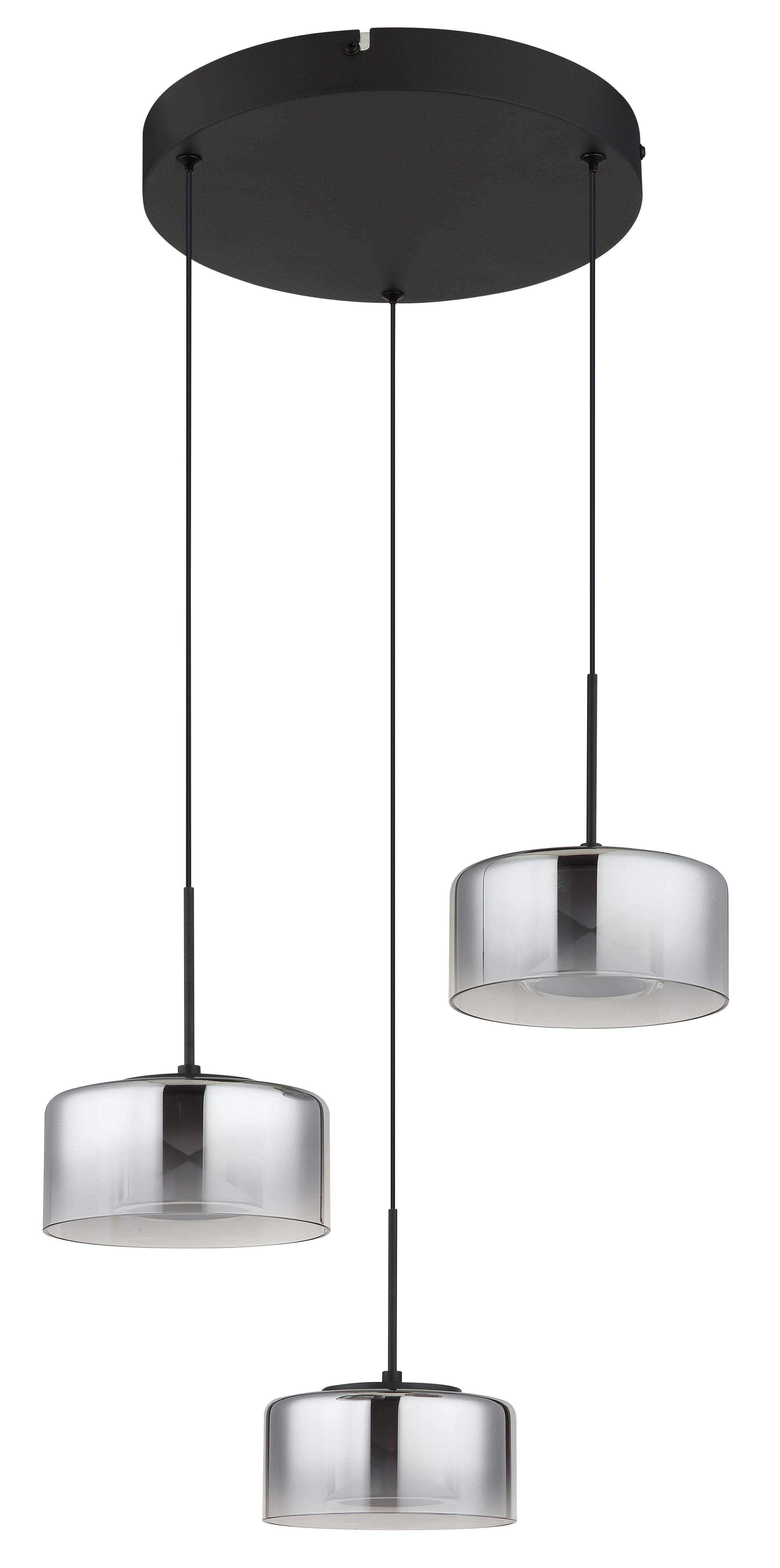 GLOBO LIGHTING LED Pendelleuchte BELINDA, LED fest integriert, Tageslichtweiß, Hängelampe/Hängeleuchte/Wohnzimmer/Esstisch/elegant