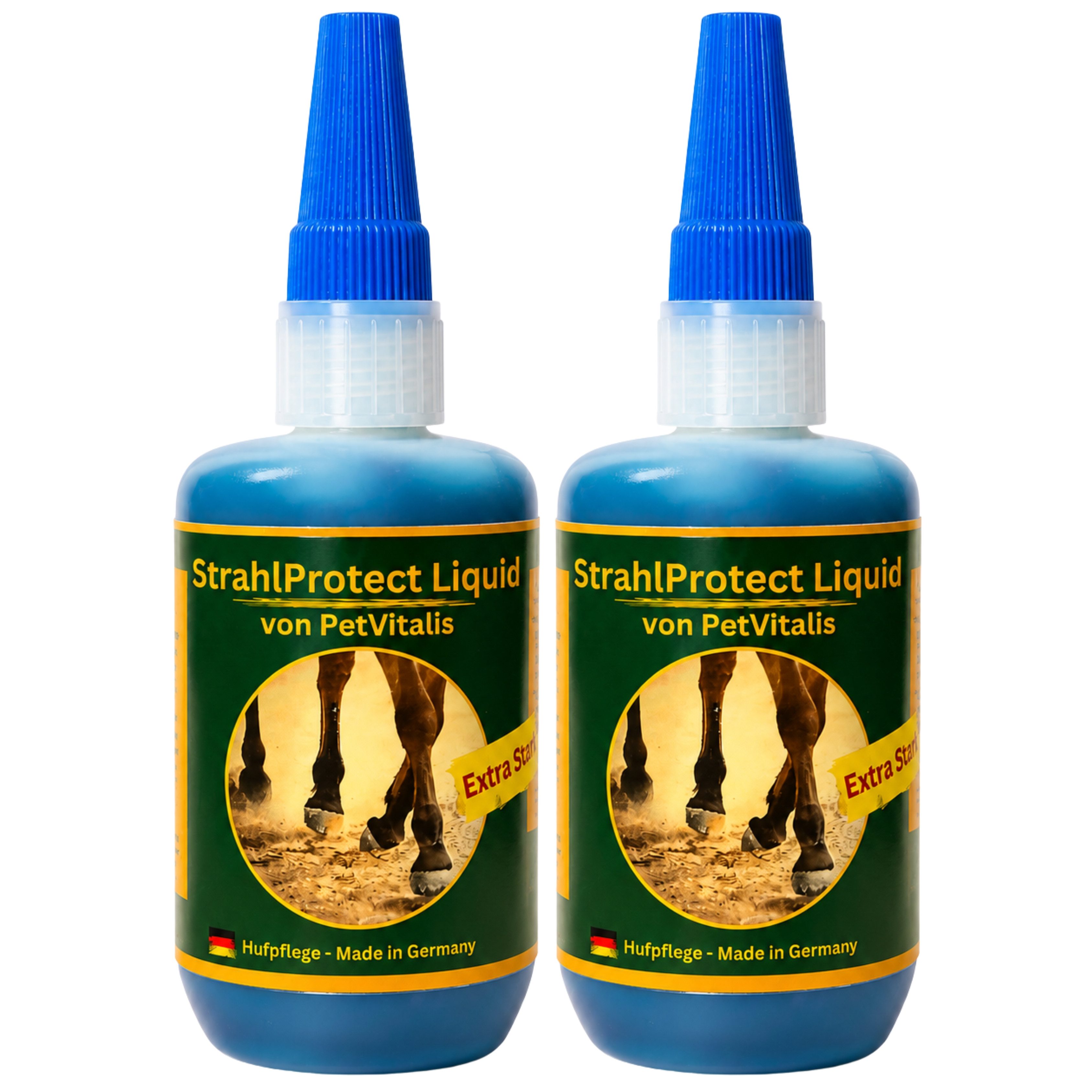 PetVitalis Hufpflegemittel Strahlpflege Pferd bei Strahlfäule – für Huf & Strahlfurche – ADMR, 118 ml