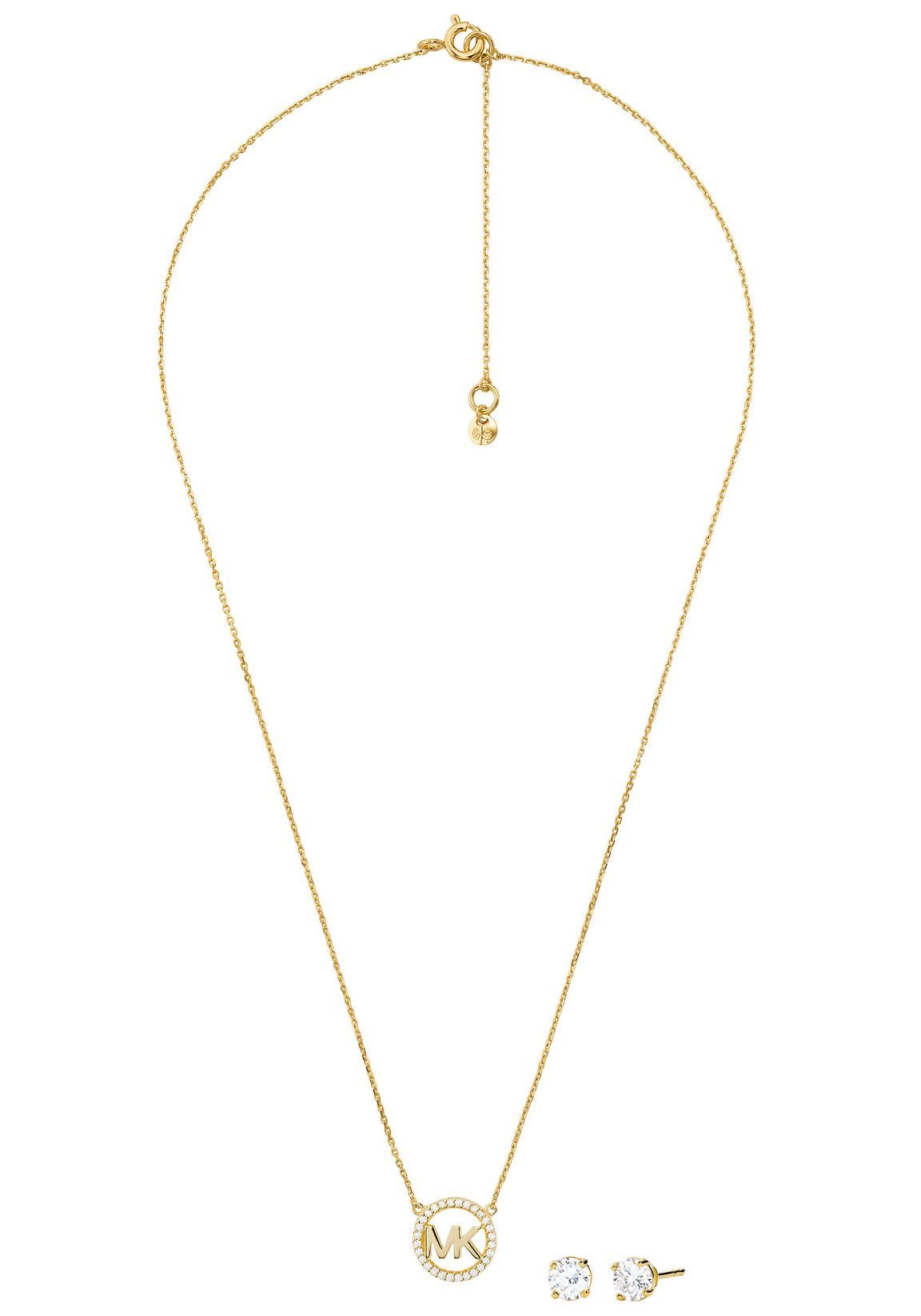 MICHAEL KORS Ohrring und Ketten Set Mulitpack Schmuck Silber 925 PREMIUM (S günstig online kaufen