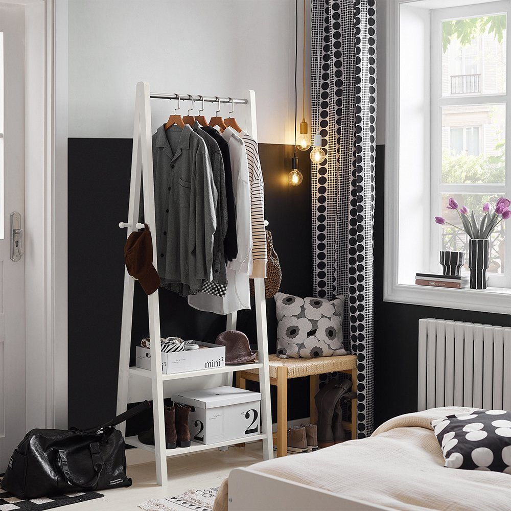 SoBuy Kleiderständer FRG59, Hängestange Freistehender Kleiderständer, Schla günstig online kaufen