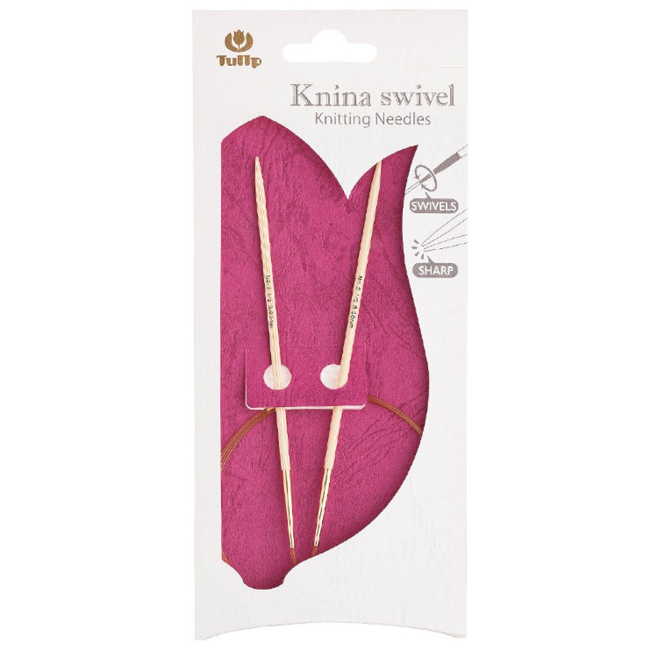 Tulip Stricknadeln Knina drehbare Rundstricknadel 4,00 mm 80 cm 1 St