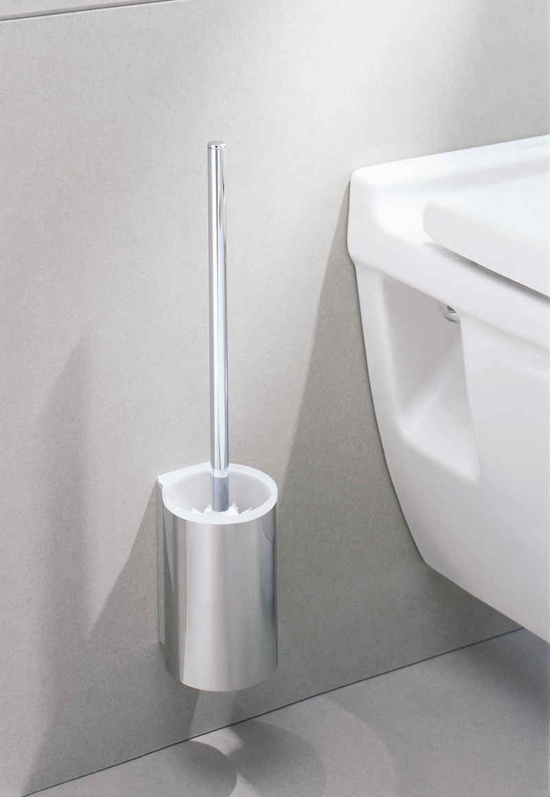 Keuco WC-Reinigungsbürste Plan, (Vormontiert), Toilettenbürstengarnitur aus Metall, WC-Bürste mit