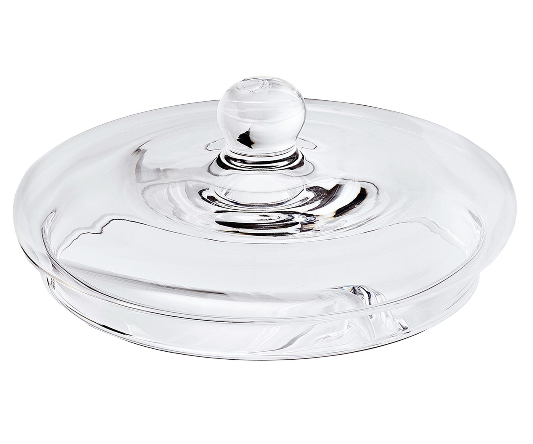 EDZARD Deckel, Für Bonboniere mit Platinrand, Bonbonglas Deckel, Glasdosen-Deckel für Vorratsglas Vigo, Home Deko Erweiterung, Ø 20 cm