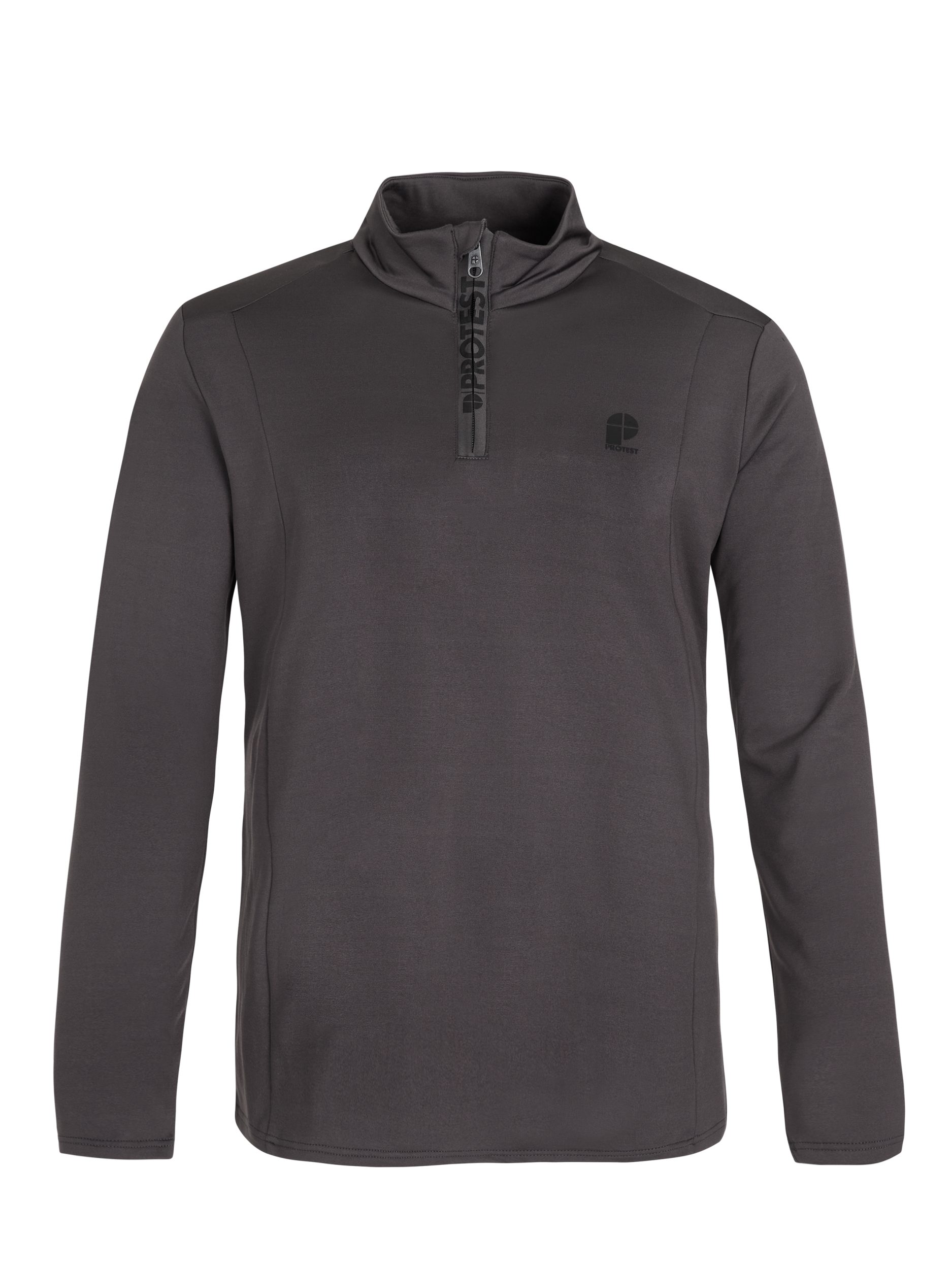 Protest Fleecepullover REWILL 1/4 zip active top Deep Grey