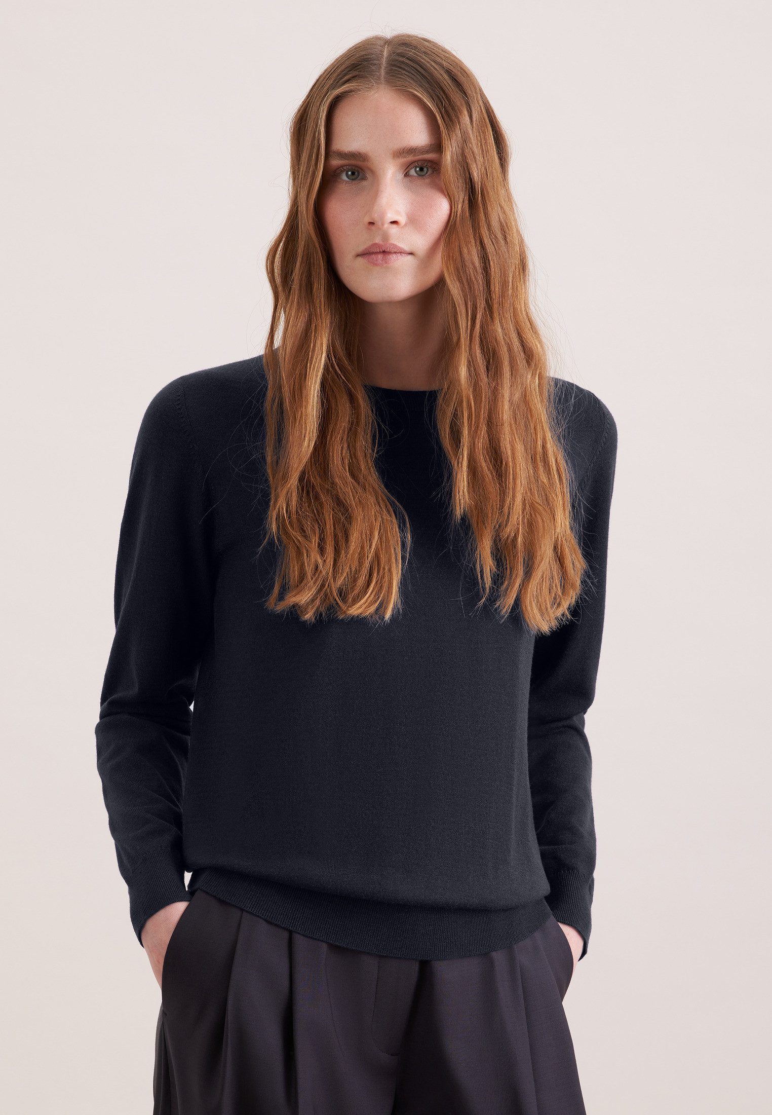 seidensticker Strickpullover Sweater Uni