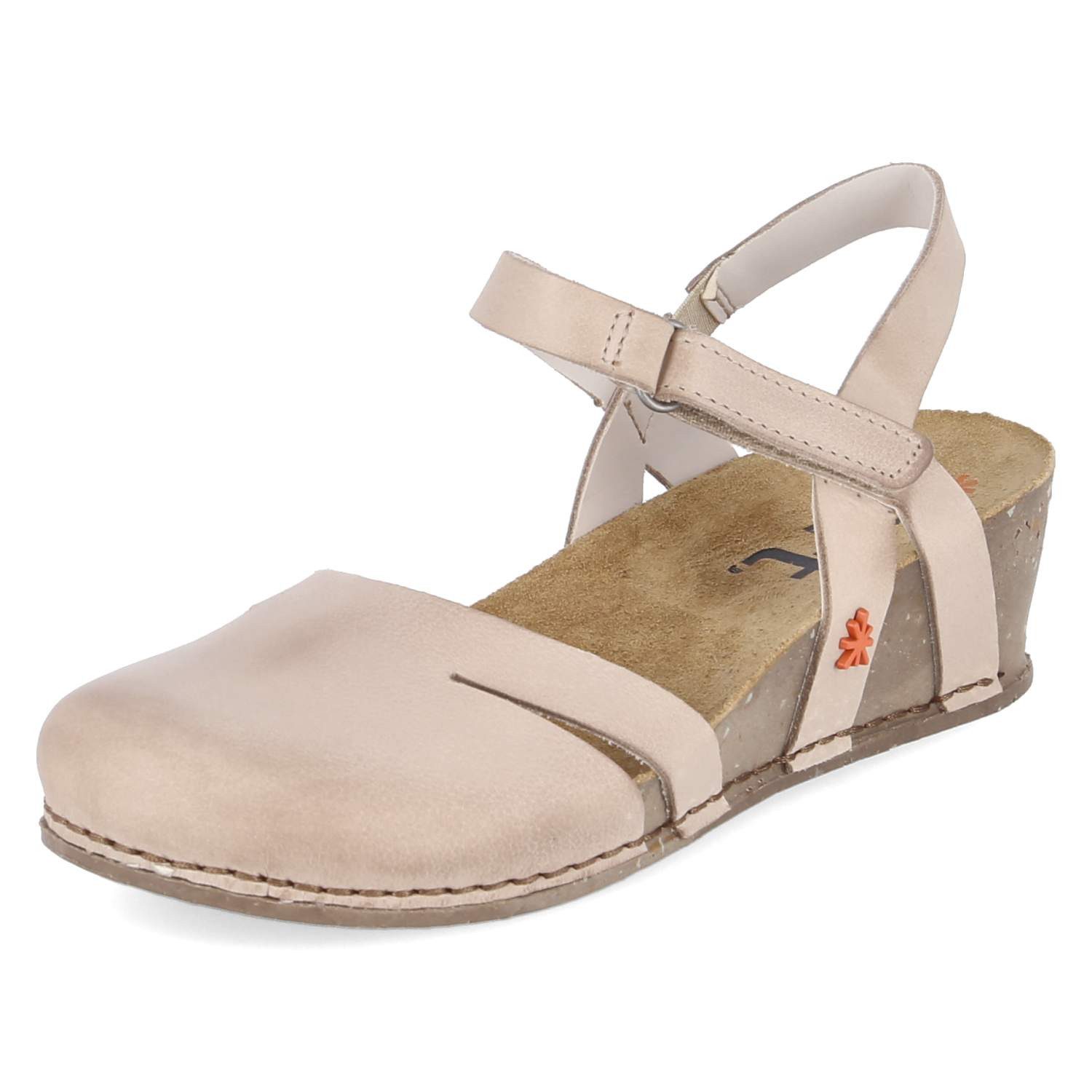 Art Art 1931 ROMA CREAM/ I LIVE Damen Glattleder beige Keilsandalette