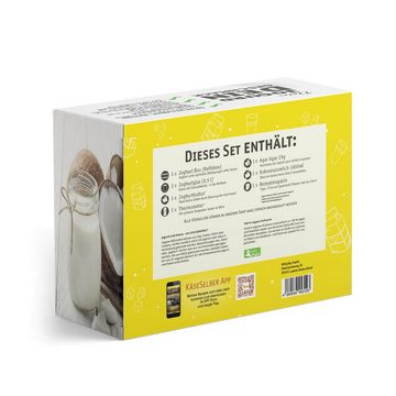 KAESE-SELBER.DE Back-Set Veganen Kokosjogurd selber machen Set - Joghurt ohne Strom Joghurtbox, (1-tlg)