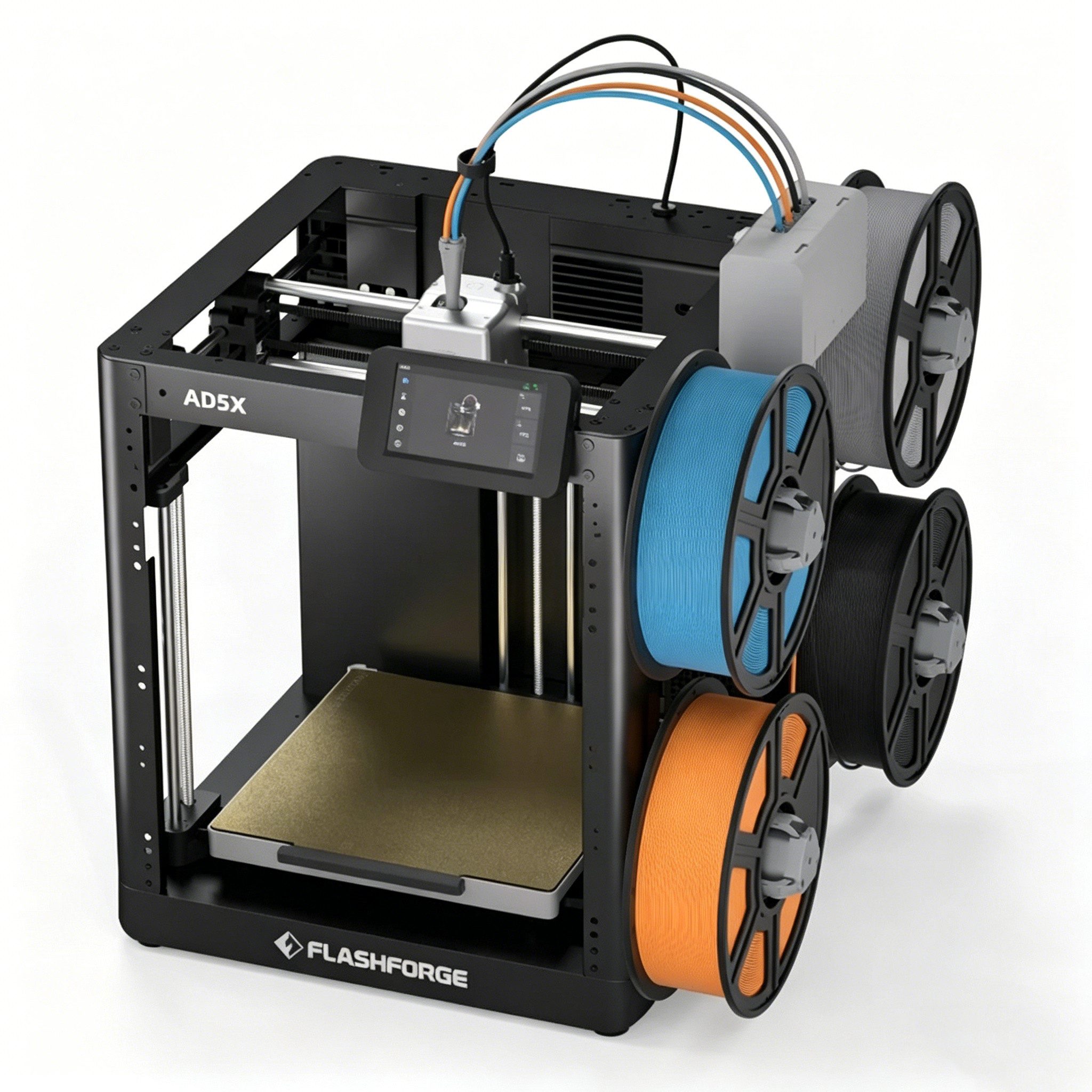 Flashforge 3D-Drucker AD5X, 300 mm/s, Auto-Leveling, WLAN, 220 mm Bauraum, PEI-Platte, Filamentsensor, bis 300 °C