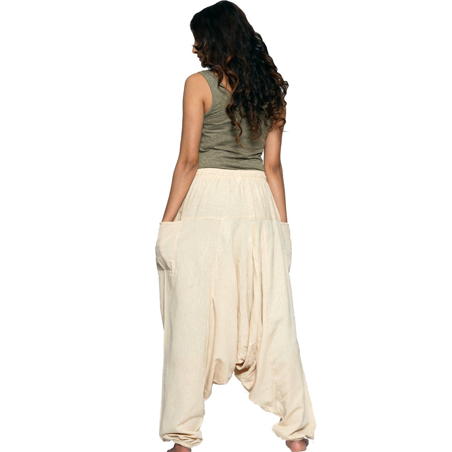 SIMANDRA Haremshose Singharaja Damen Freizeithose (1-tlg) Aladinhose Pluderhose Pumphose Yoga Goa Freizeit