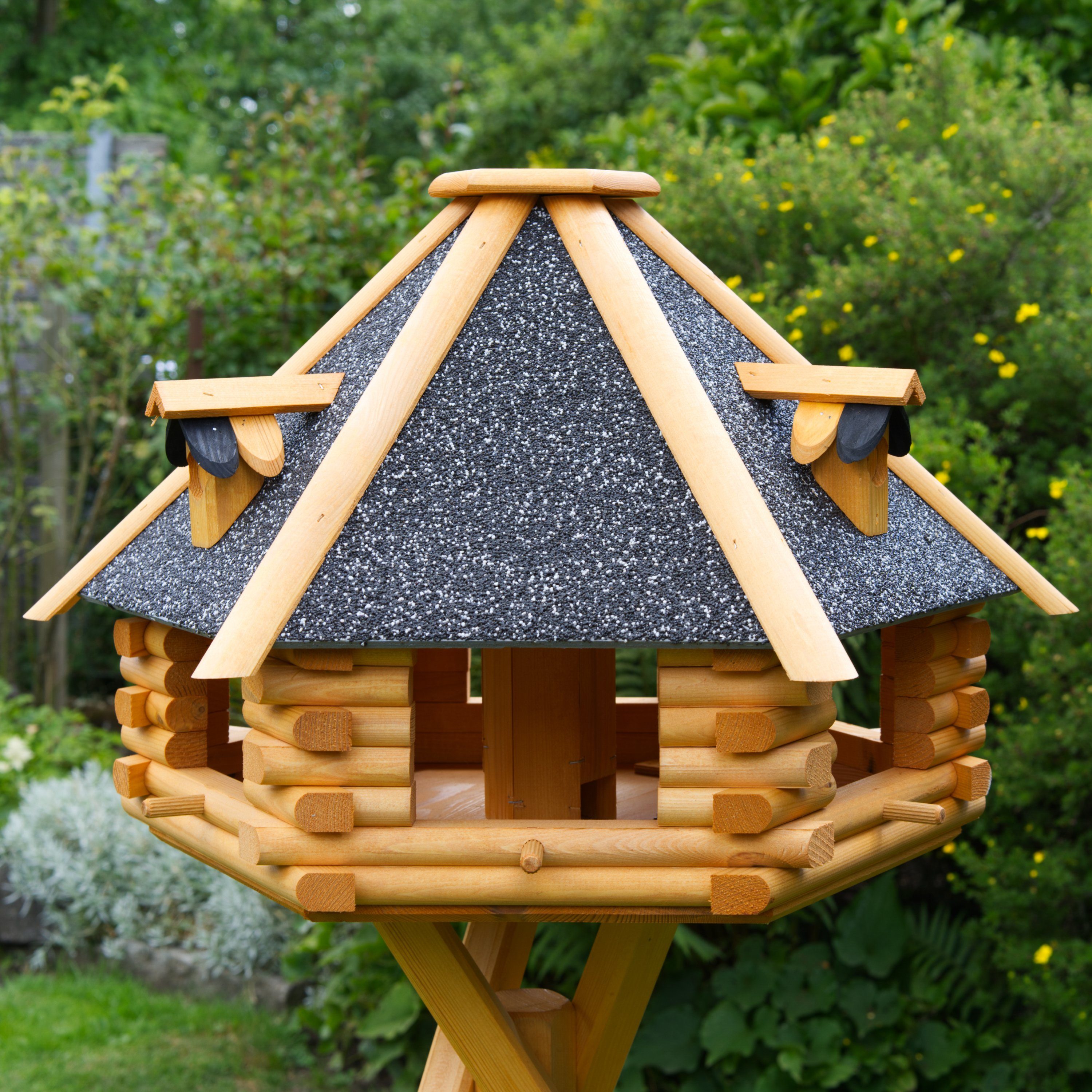 DSH DEKO SHOP HANNUSCH Vogelhaus Vogelhaus V13 XXL Stein Solar | Tierhäuser