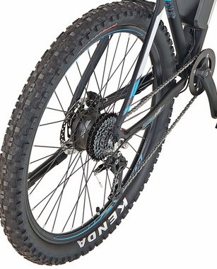 Prophete E-Bike Graveler e9400, 8 Gang Shimano, Kettenschaltung, Heckmotor, 374 Wh Akku, (mit Beleuchtungsset, mit Fahrradtasche, mit Pannenset, mit Werkzeug), Pedelec, Elektrofahrrad für Damen u. Herren, ATP