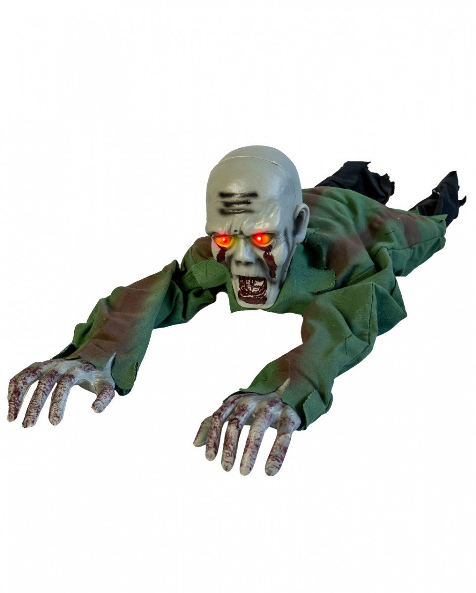 Horror-Shop Dekoobjekt Krabbelnder Halloween Zombie als Animatronic Deko