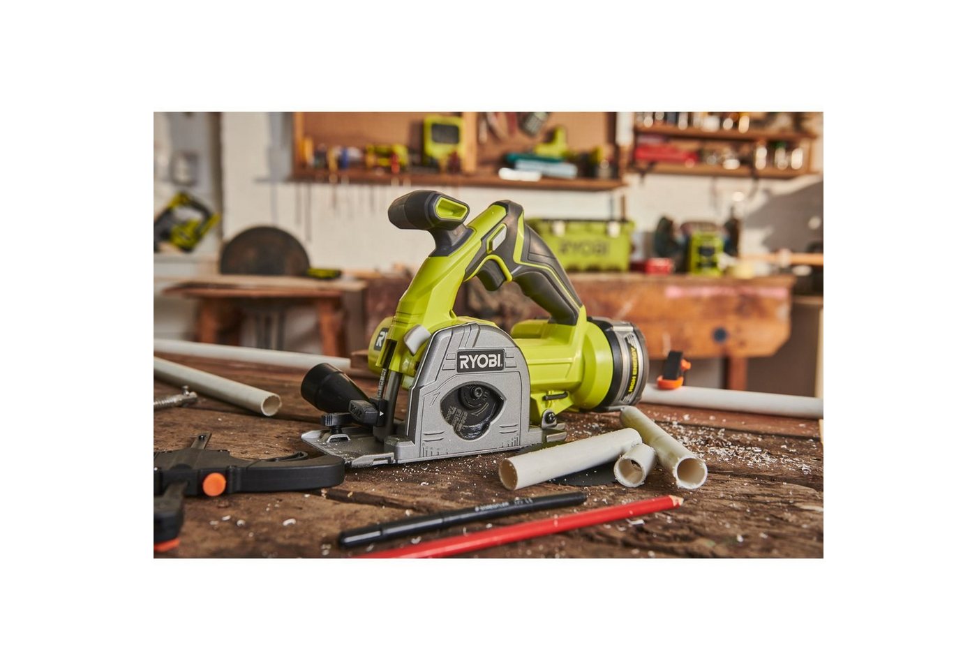 Thumbnail - Ryobi Handkreissäge Ryobi ONE+ Akku-Tauchsäge R18MMS-0, 18Volt