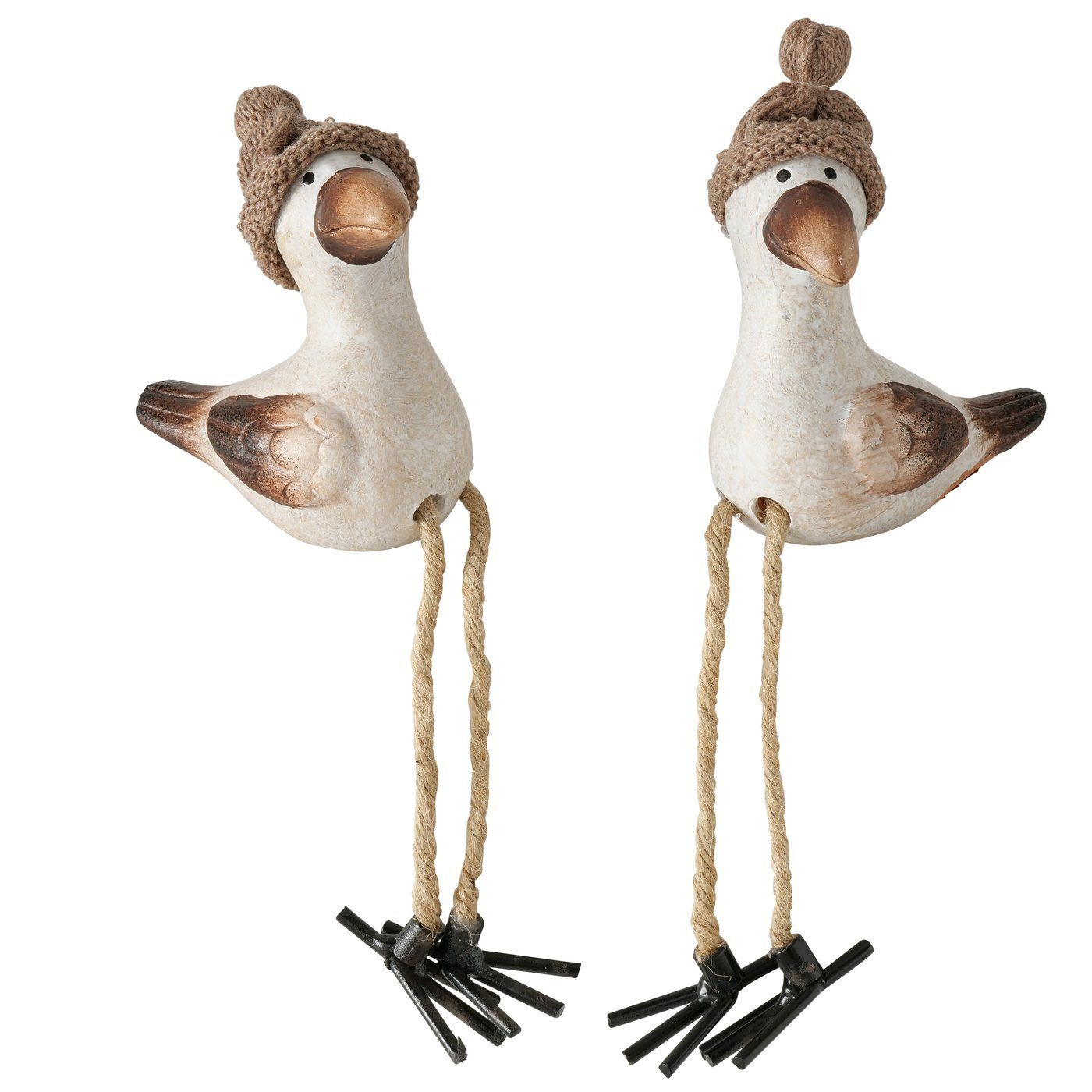 BOLTZE Dekoobjekt Figur Vogel Möwe Simon 2er Set Sitzend günstig online kaufen